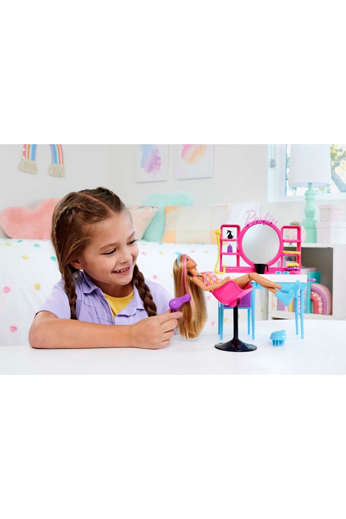 Barbie Muhteşem Kuaför Oyun Seti, 3 yaş ve üzeri, HKV00