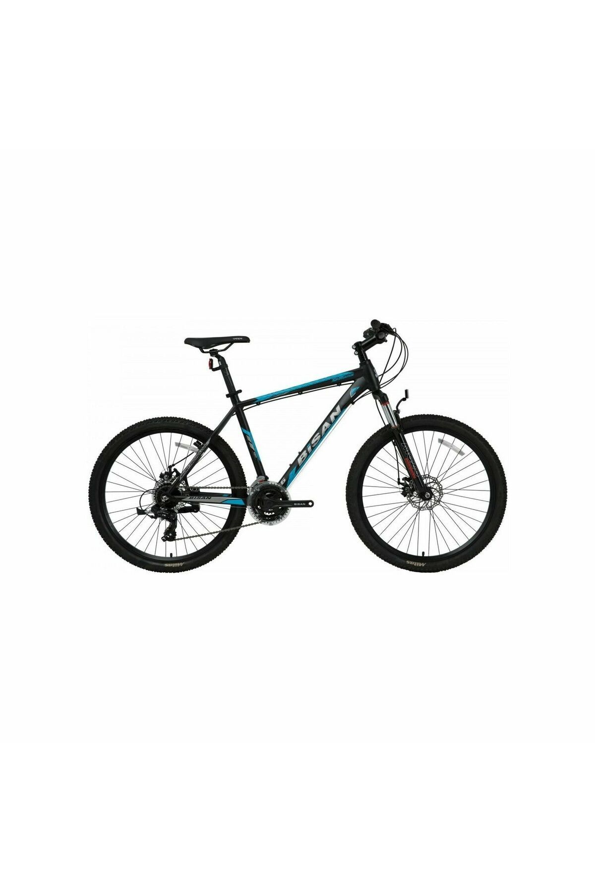 Bisan BİSAN MTX 7050 26 Jant 21 Vites MD Dağ Bisikleti MTB Siyah - Mavi 43CM