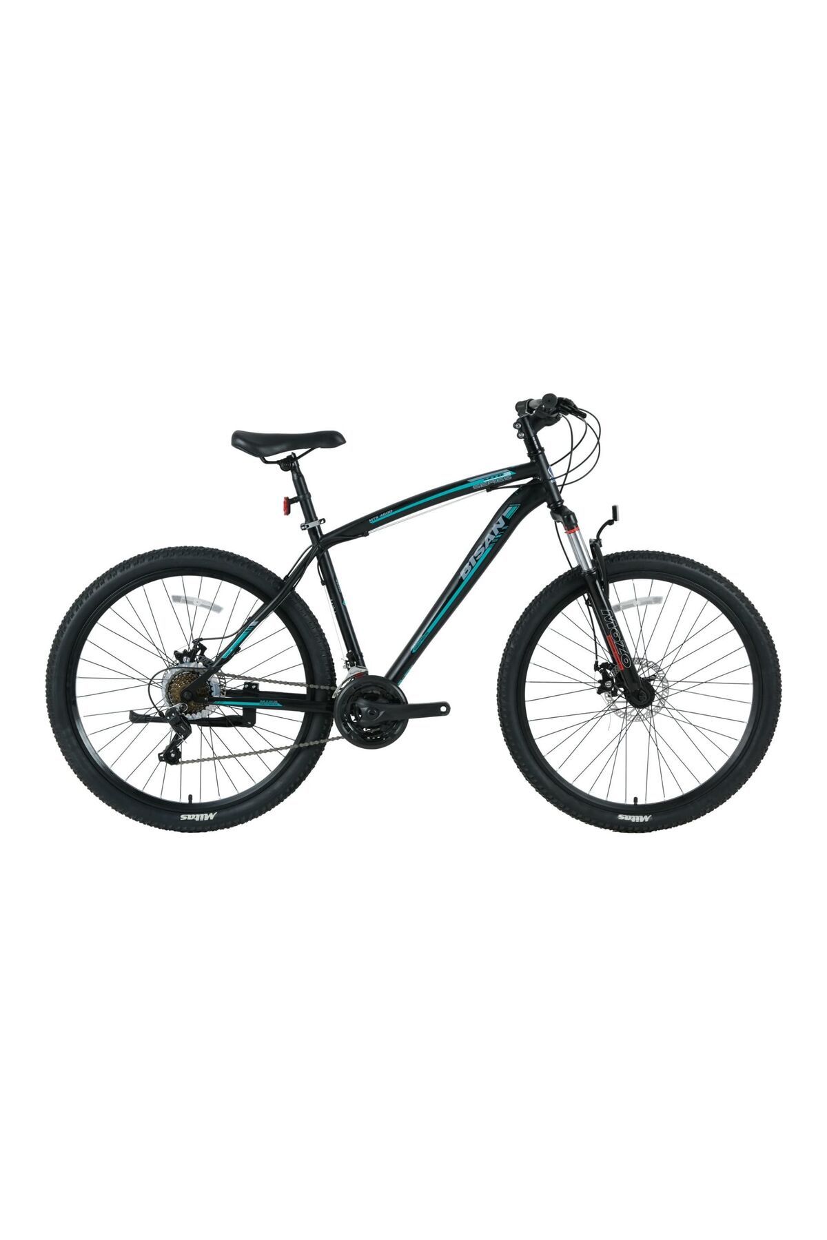 Bisan BİSAN MTS 4600 21 Vites 26 Jant MD Dağ Bisikleti MTB Siyah - Yeşil 18''/46CM