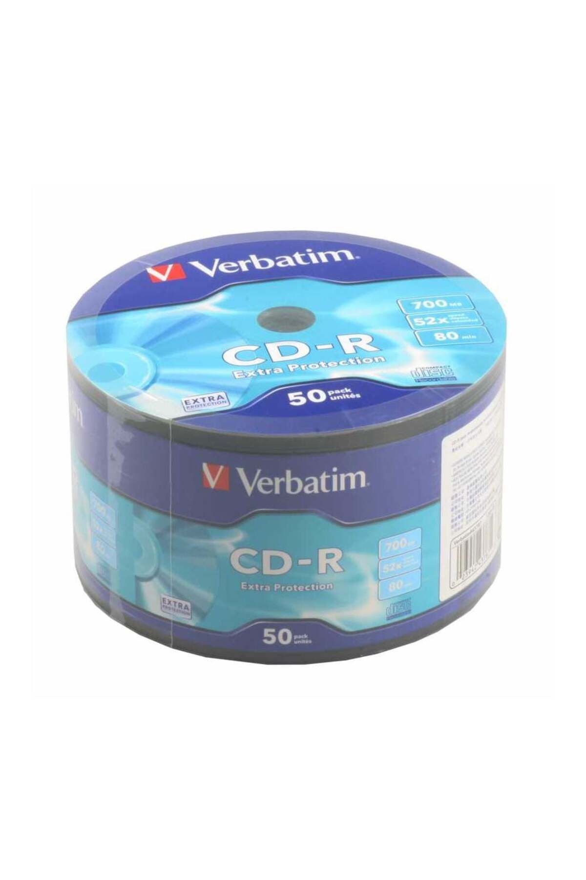 Verbatim CD-R 52X 700 MB 50'Lİ WRAP EXTRA PROTECTION ( 43787 )