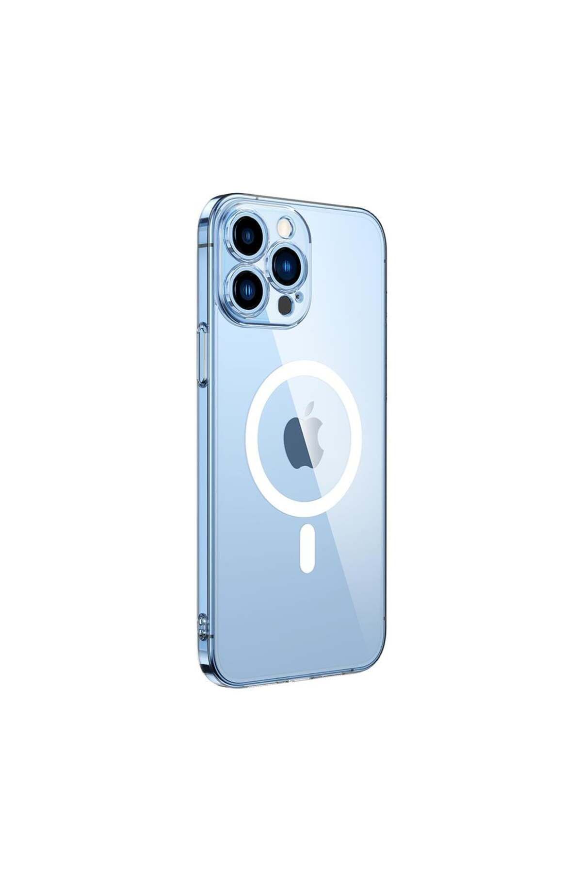 X-Level Wıng Cover iphone 14 Pro Max Magsafe Lens Korumalı Kılıf - Şeffaf