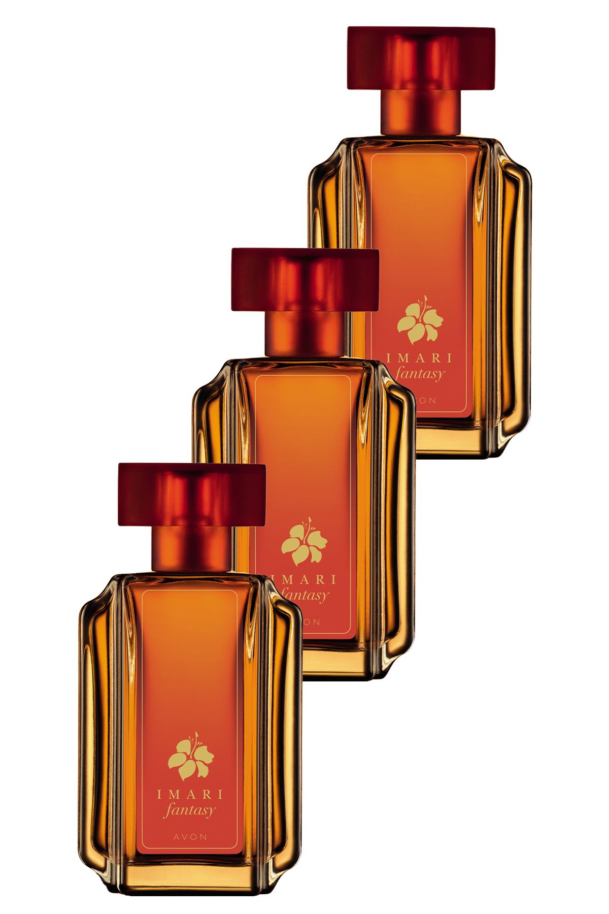 Avon Imari Fantasy Kadın Parfüm Edt 50 Ml. Üçlü Set