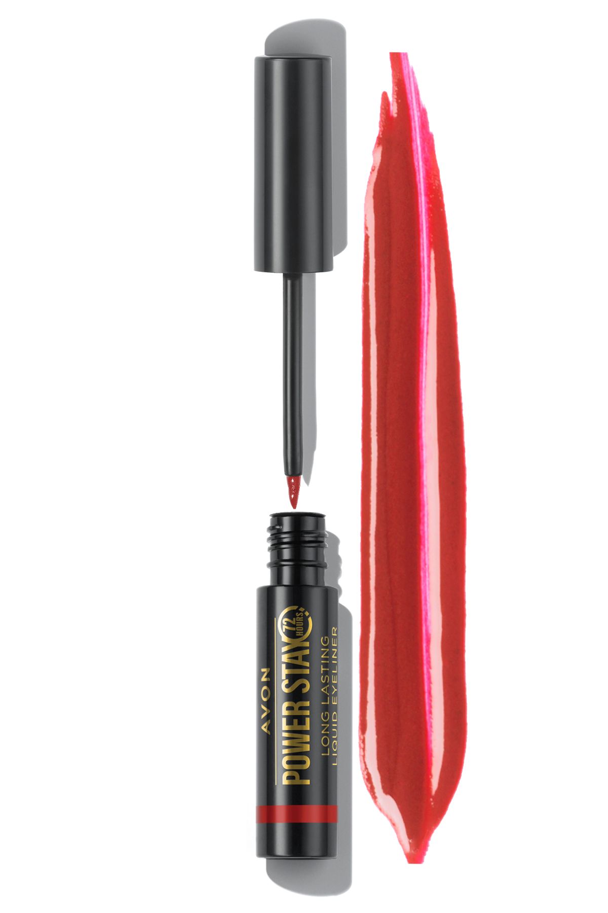 Avon Power Stay Uzun Süre Kalıcı Likit Eyeliner Cherry Red