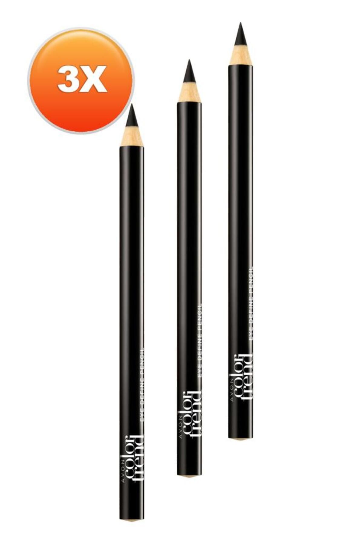 Avon Color Trend Siyah Göz Kalemi Üçlü Set