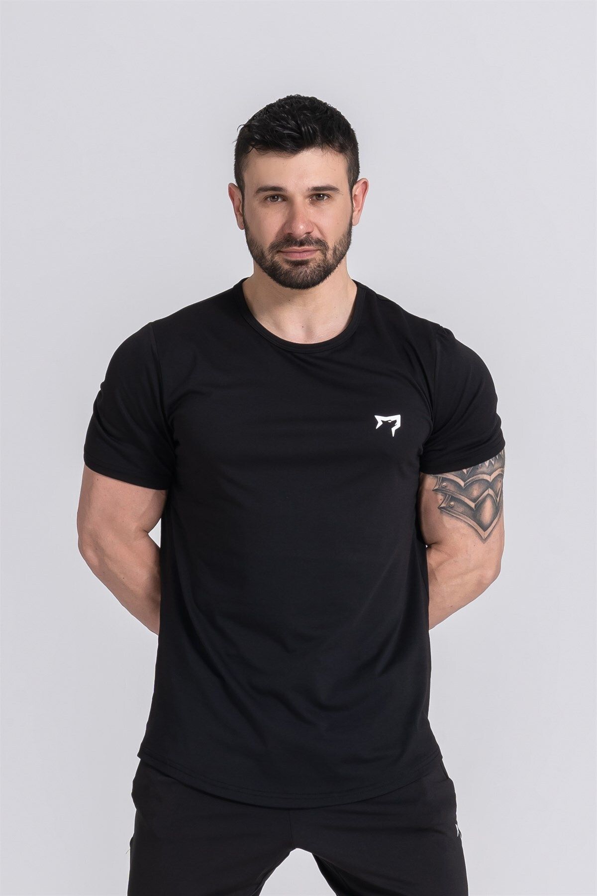 Gymwolves Erkek Spor T-shirt | Siyah | Workout Tanktop |