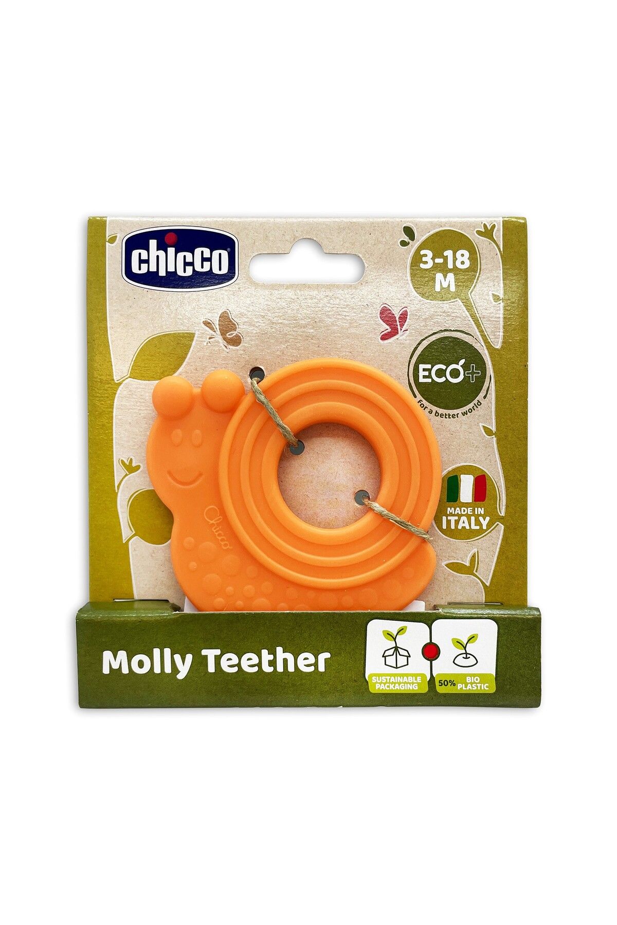 Chicco Chıcco Molly Diş Kaşıyıcı 3-18 Ay - Turuncu