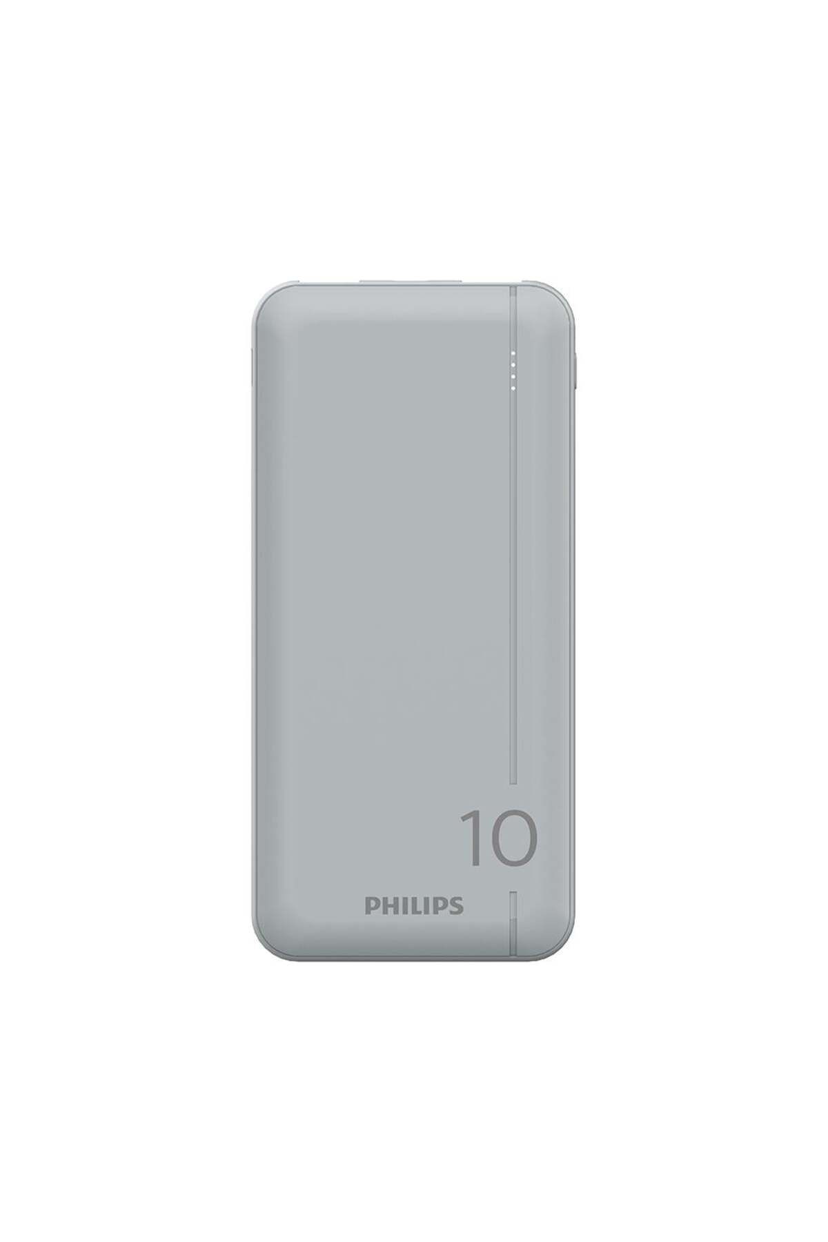 Philips DLP1812PV/00 10.000 mAh Powerbank 2xUSB-A + USB- C Çıkış PD - Gümüş
