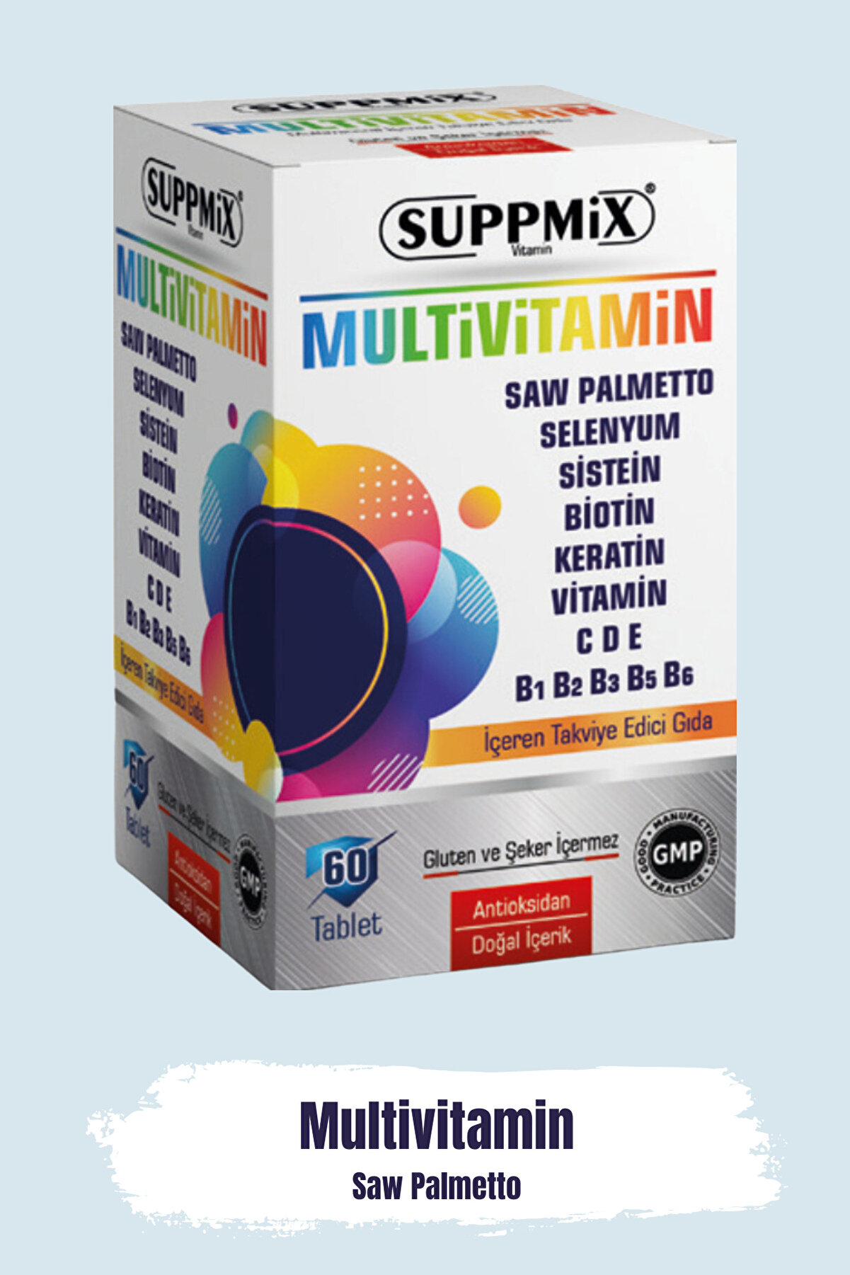 suppmix Saw Palmetto Çinko Selenyum Multivitamin 60 Tablet Fiyatı