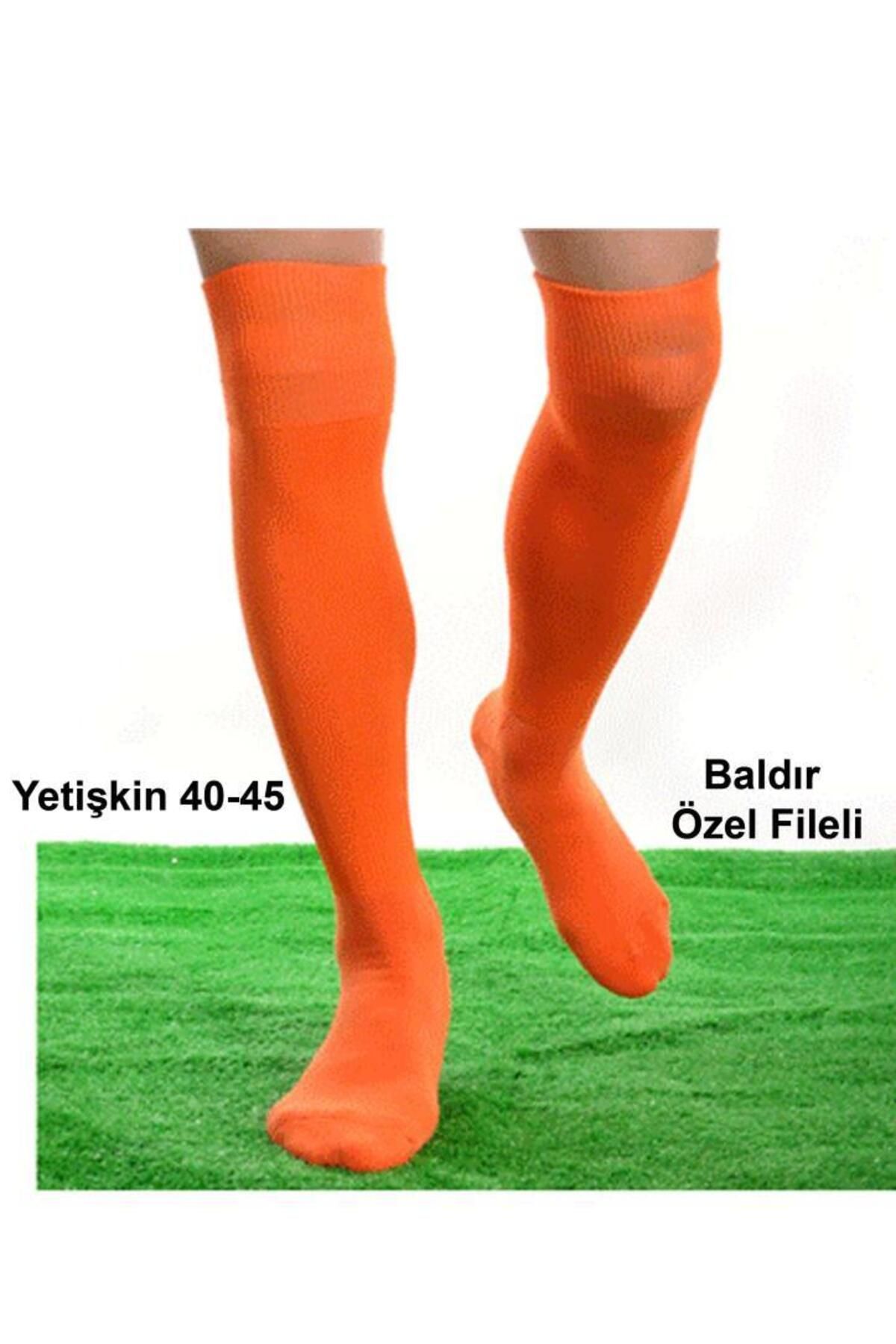 Liggo Profesyonel Futbol Maç Çorabı Baldır Fileli Tozluk Konç