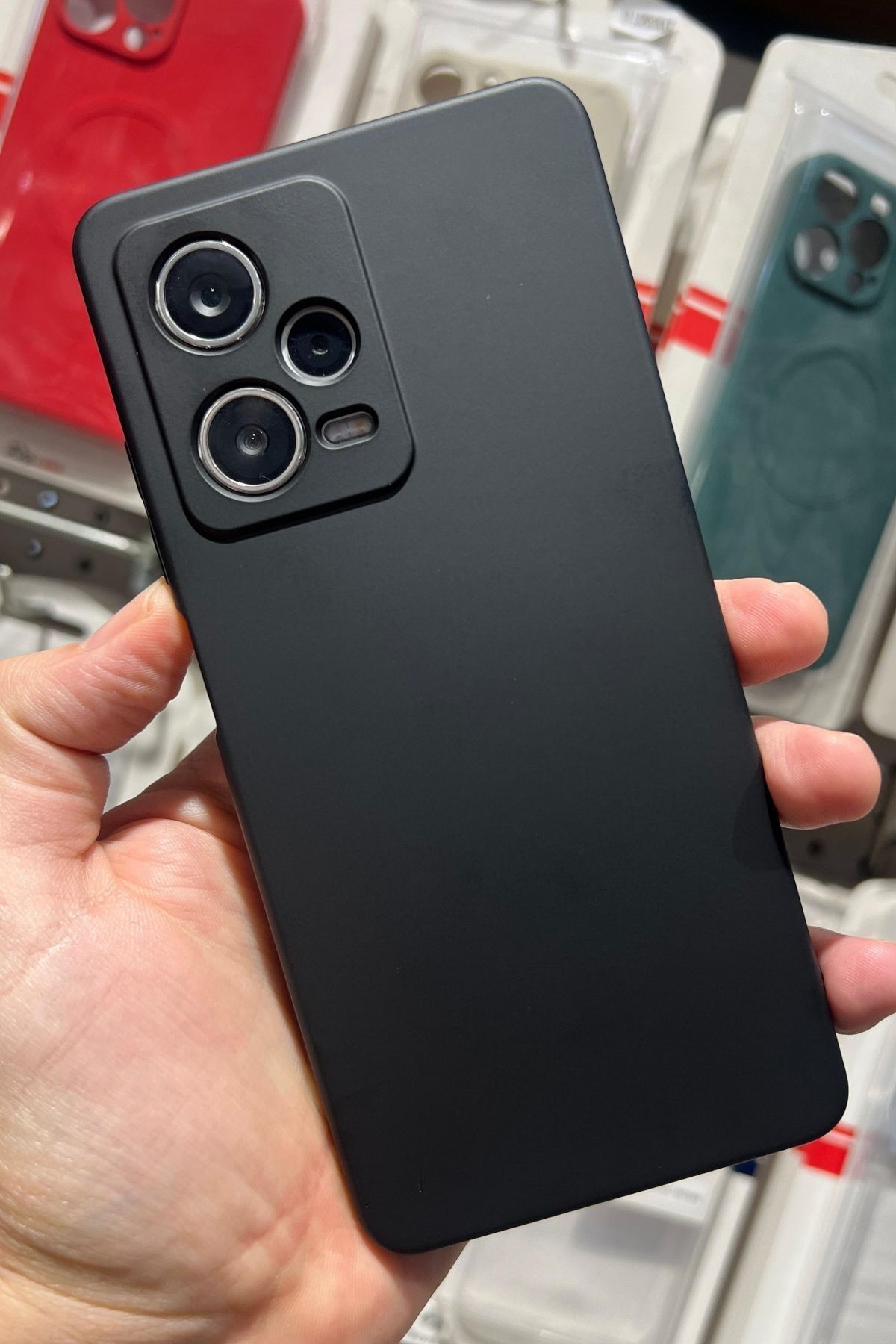 Vip Case Xiaomi Redmi Note 12 Pro 5g Lansman Kamera Korumalı Içi Kadife Yumuşak Silikon Mara Kılıf