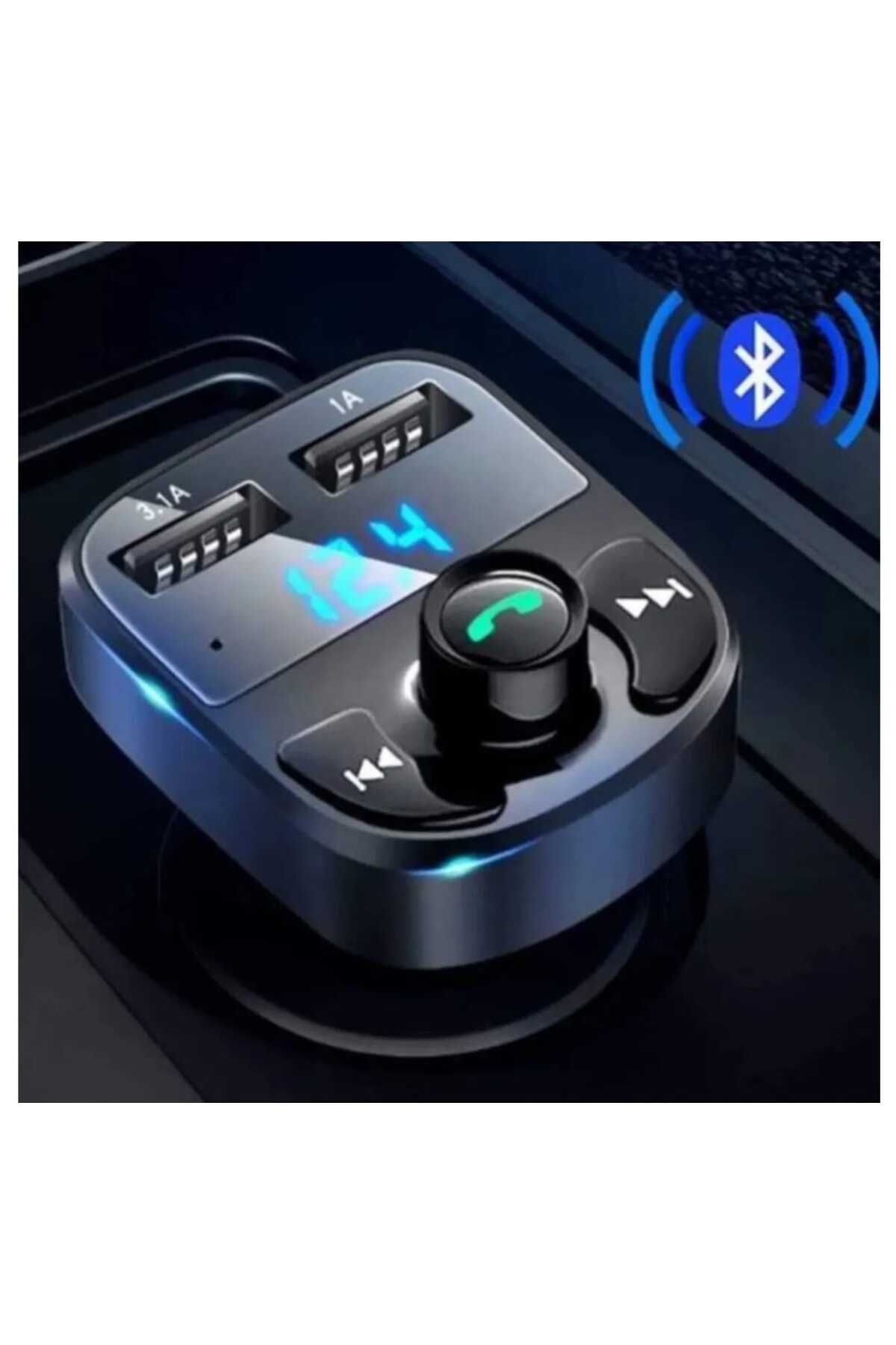 assell Carx8 Araç Usb Mp3 Sd Kart Çakmaklık Girişli Oto Müzik Çalar Kiti Bluetooth
