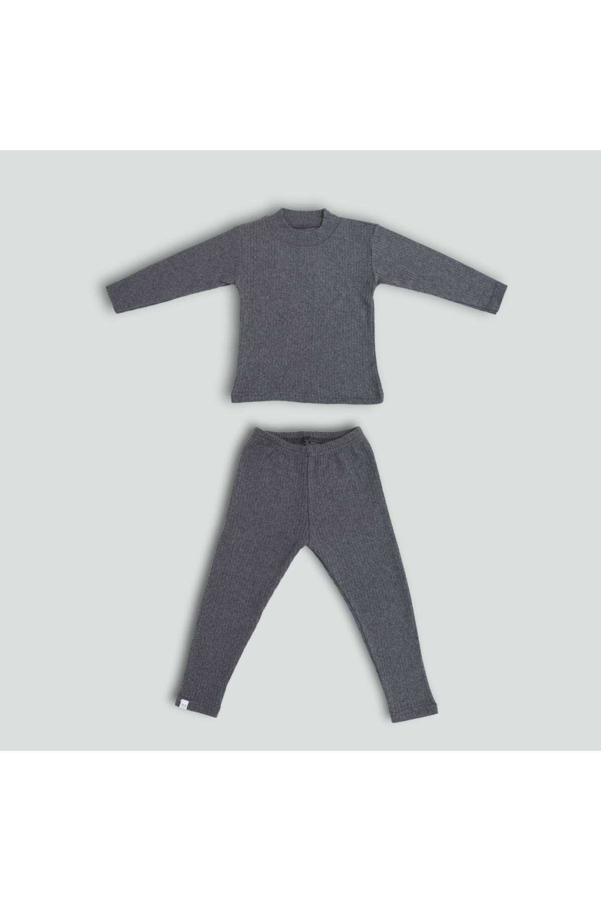 FAM Unisex Alt Üst Dışı Şardonlu Çocuk Takım -Hem Pijama Hem Dış Giyim Hem Içlik-