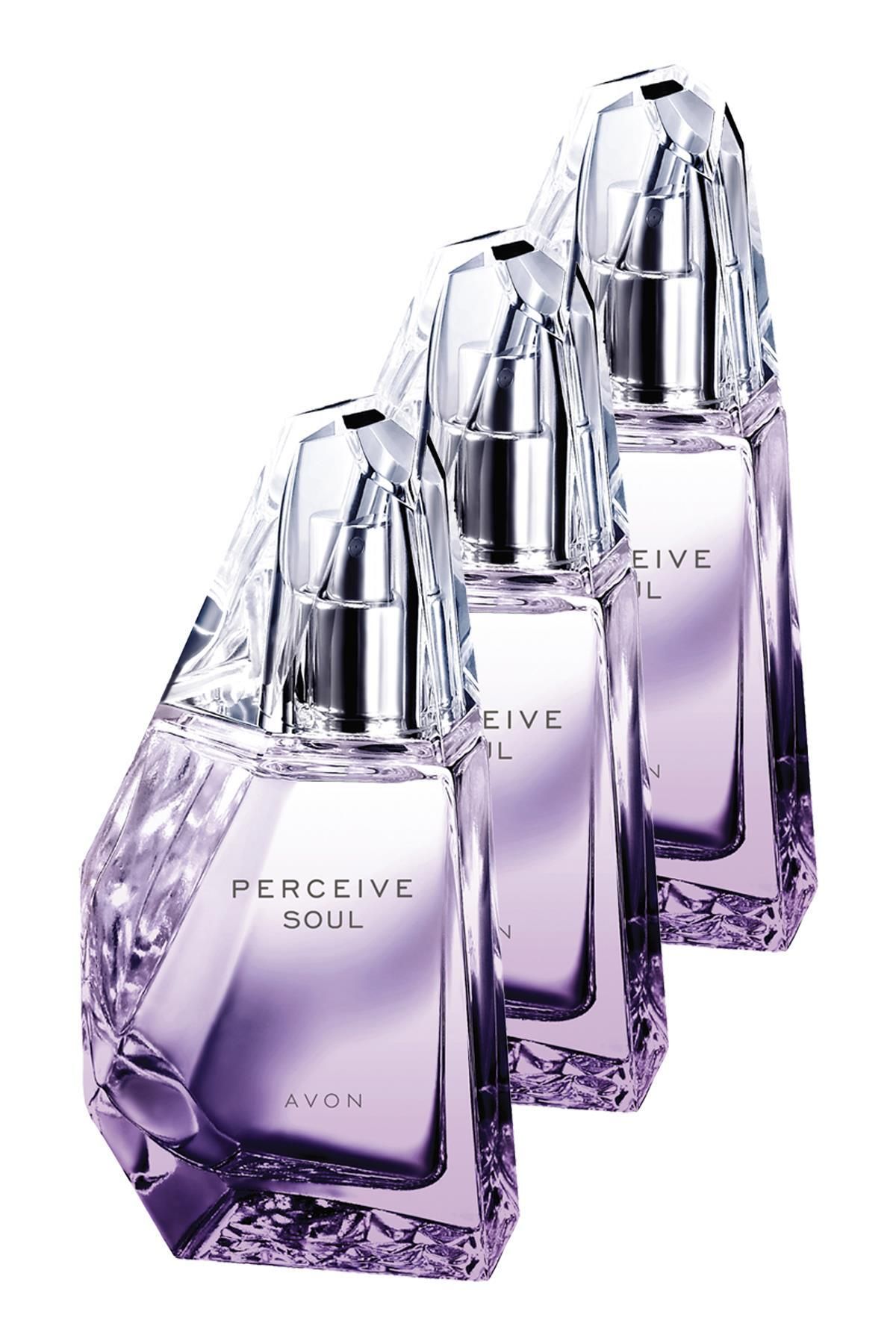 Avon Soul Perceive Kadın Parfüm Edp 50 Ml. Üçlü Set