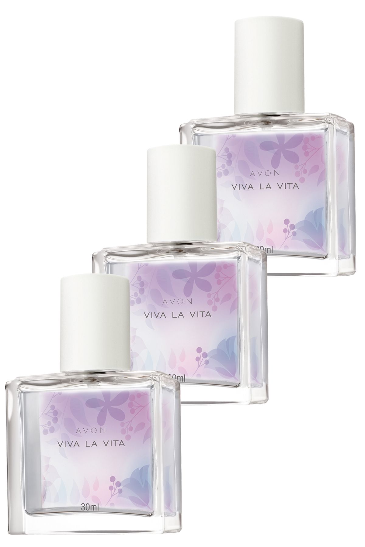 Avon Viva La Vita Kadın Parfüm Edp 30 Ml. Üçlü Set
