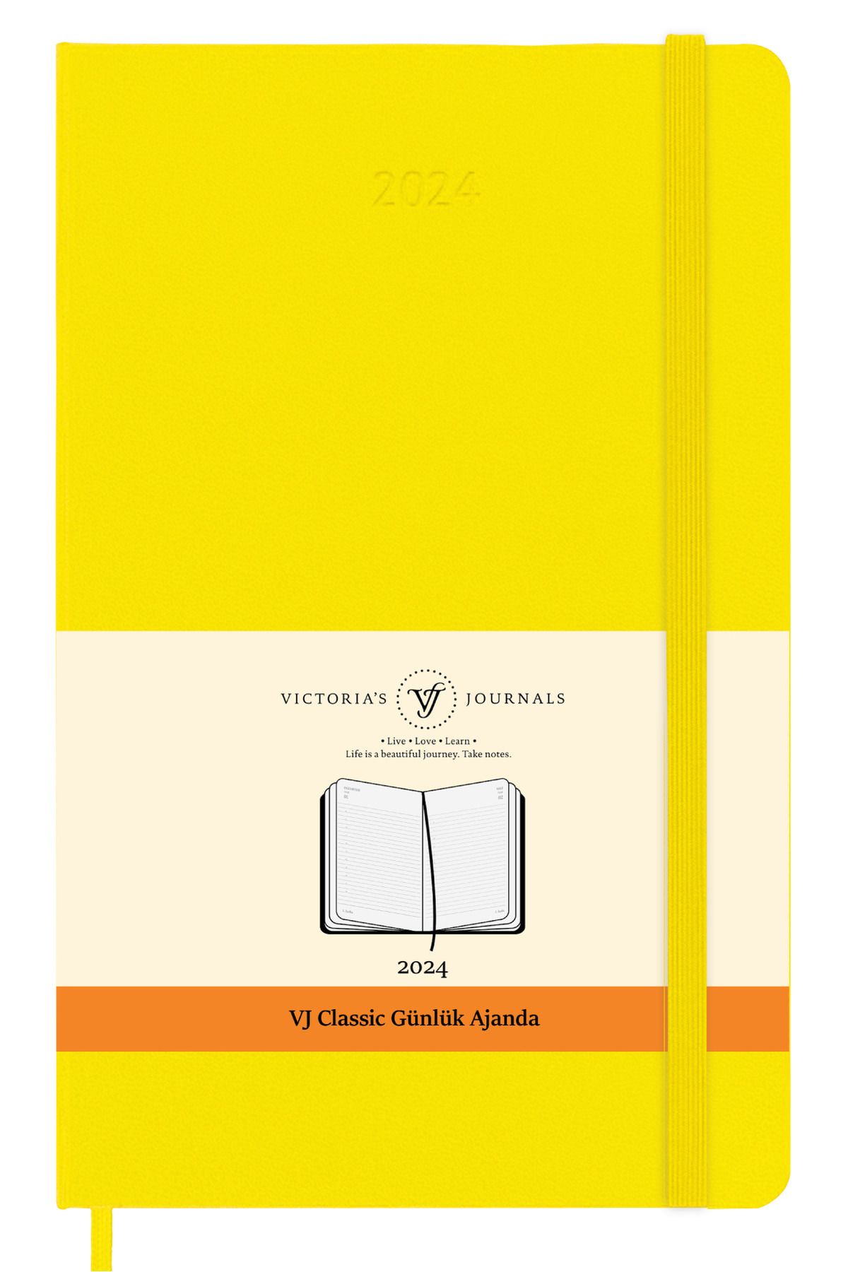 Victoria's Journals Classic 2024 Günlük Ajanda 13x21