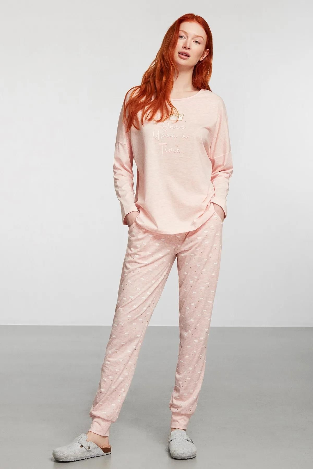 Catherines Pijama Takım Oyster Pink - Oyster Pink 1916pjtk