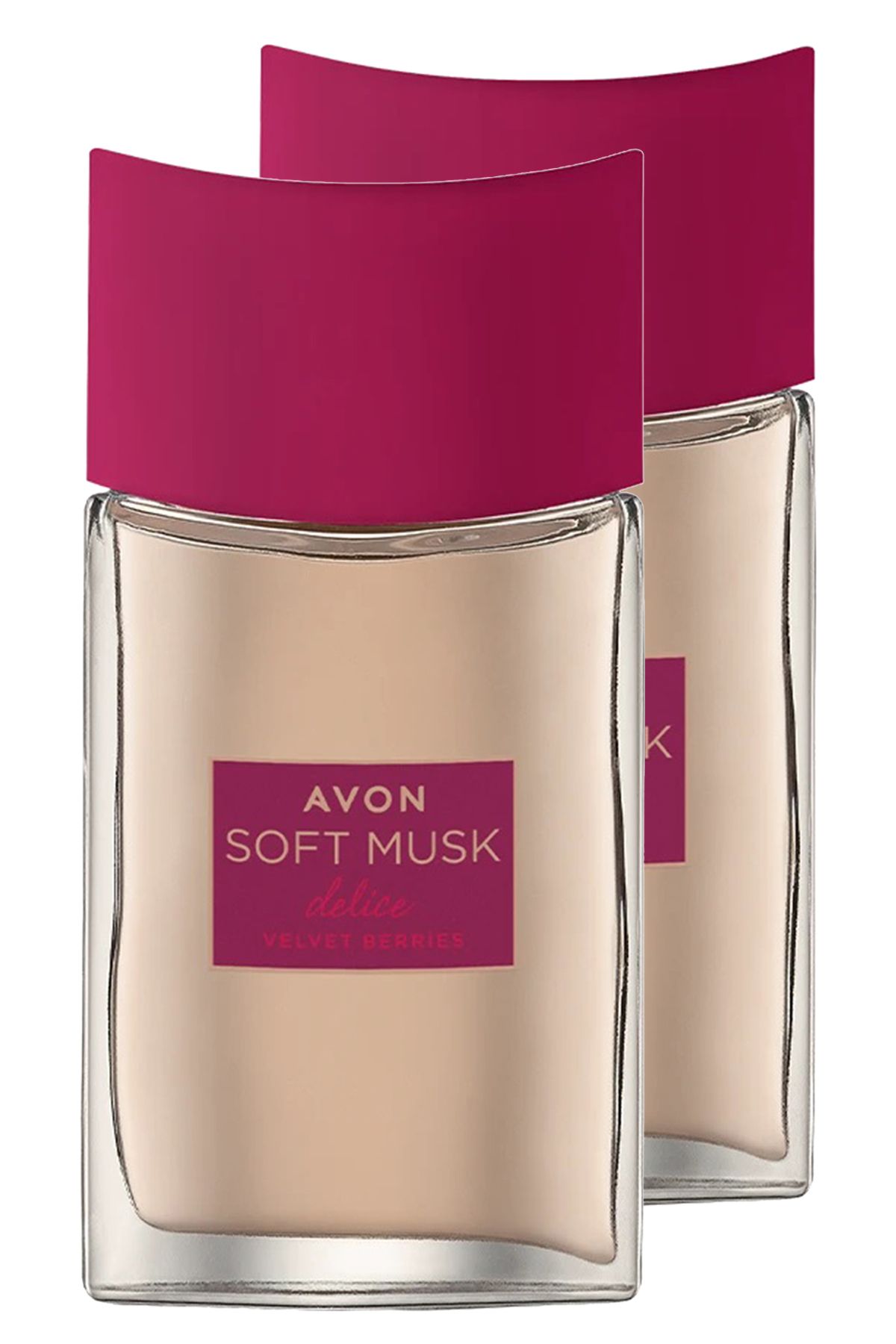 Avon Soft Musk Delice Velvet Berries Kadın Parfüm Edt 50 Ml. İkili Set