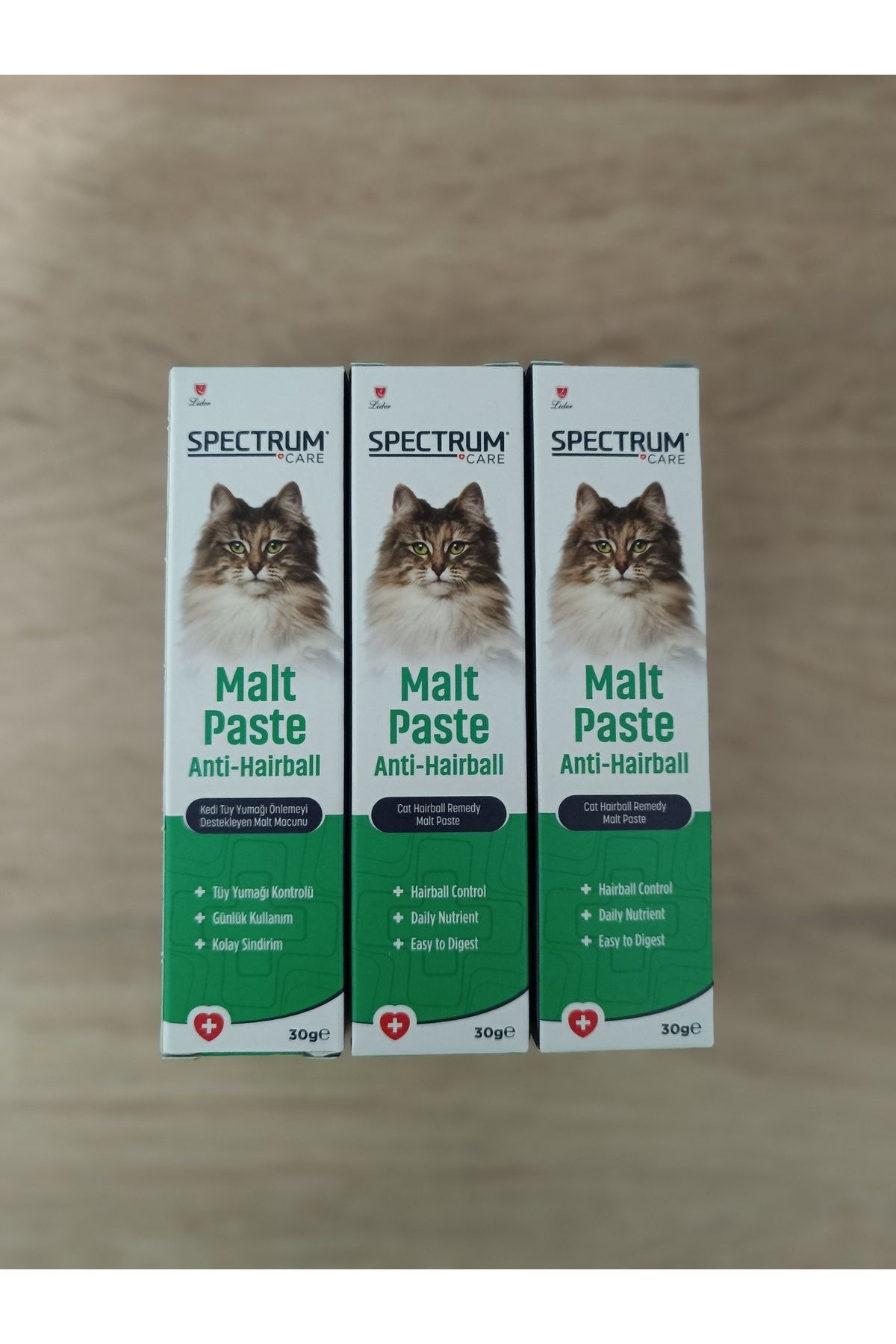 Spectrum care kedi tüy yumağı önleyici malt paste 30gr (3 adet)