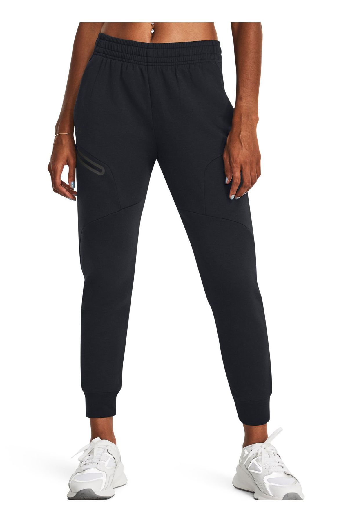Under Armour Siyah Kadın Eşofman Altı 1379846-001 Unstoppable Flc Jogger