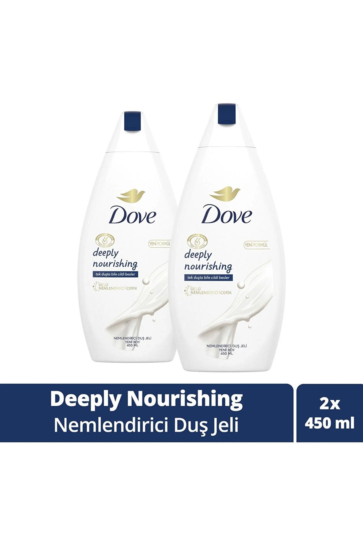 Dove Deeply Nourishing Nemlendirici Duş Jeli 450 ML X 2 Adet
