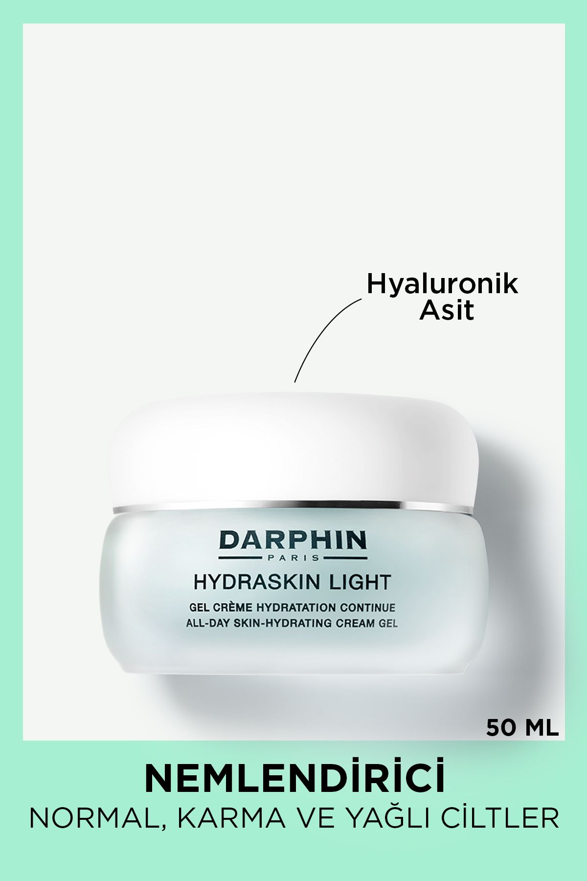 Darphin Nemlendirici- Hydraskin Light All Day Skin Hydrating Cream Gel 50 ml 882381004644