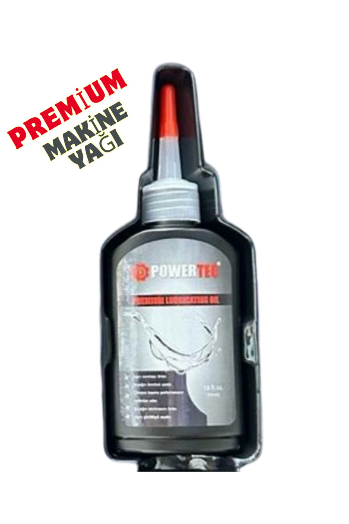 Powertec Premium Makine Yağı Tıraş Makinesi Bakım Yağı Saç Sakal Kesme Makinesi Bıçak Yağı (55ml)