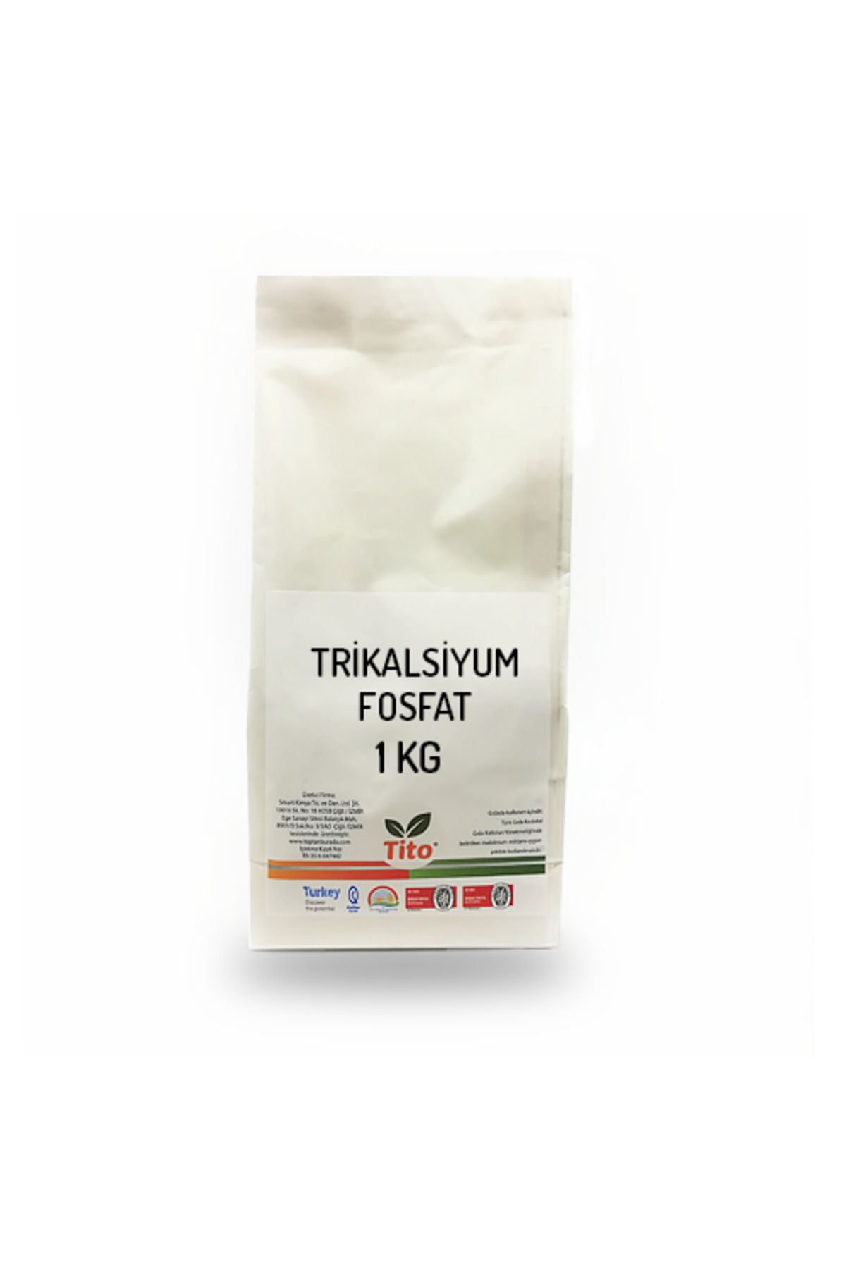 tito Trikalsiyum Fosfat E341 1 Kg