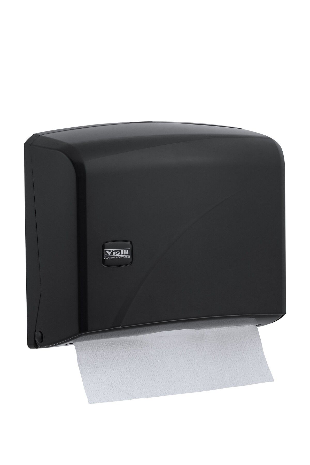 Vialli Z Katlı Kağıt Havlu Dispenseri Maks. Kağıt Genişliği 22 cm (Siyah)