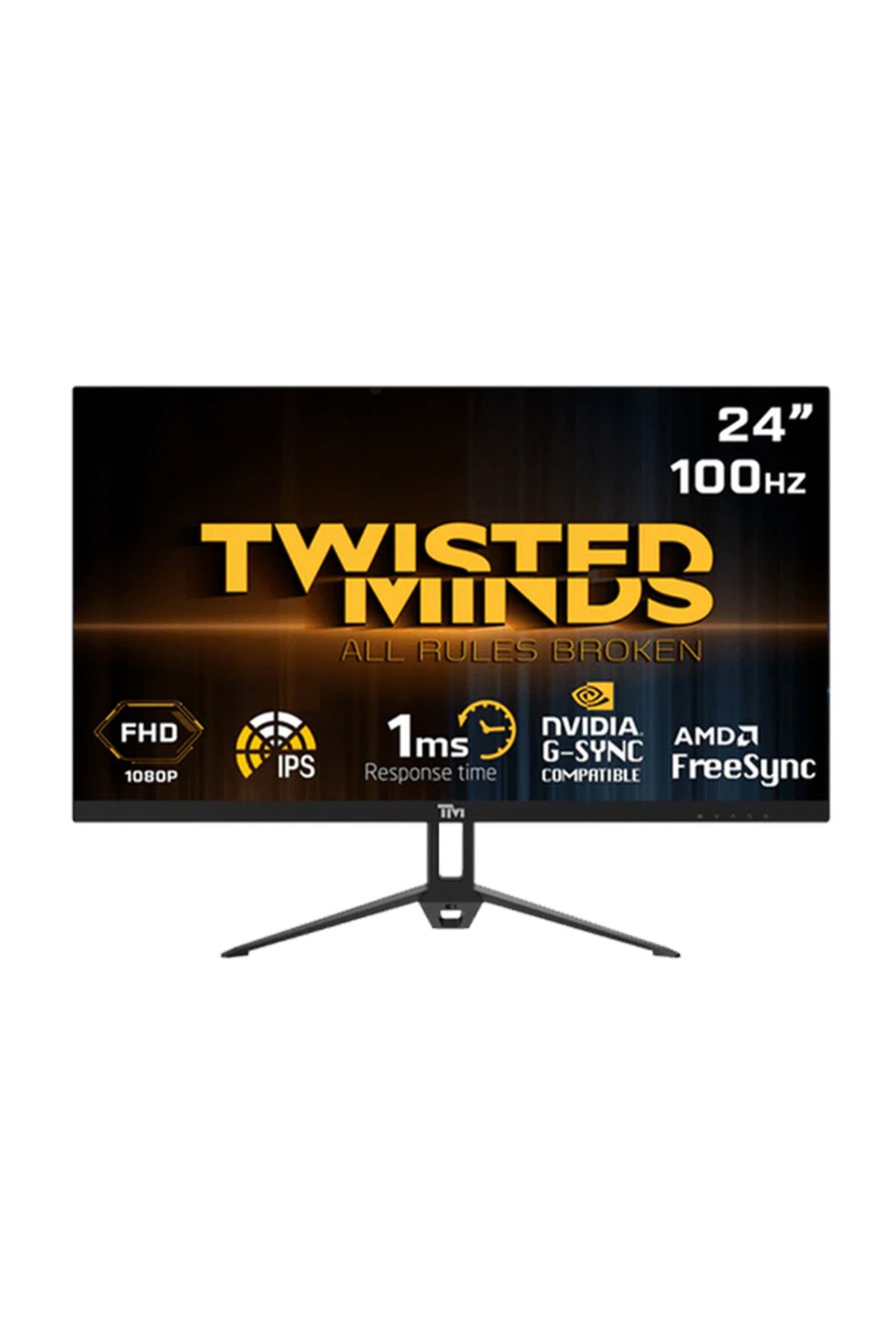 Twisted Minds 24 TM24FHD100IPS FHD 100HZ 1MS HDMI VGA IPS FREESYNC/GSYNC ÇERÇEVESİZ GAMING MONİTÖR