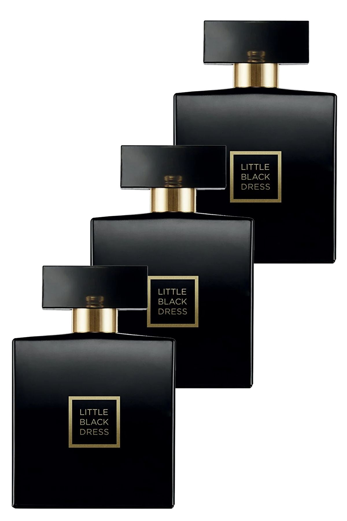 Avon Little Black Dress Kadın Parfüm Edp 50 Ml. Üçlü Set