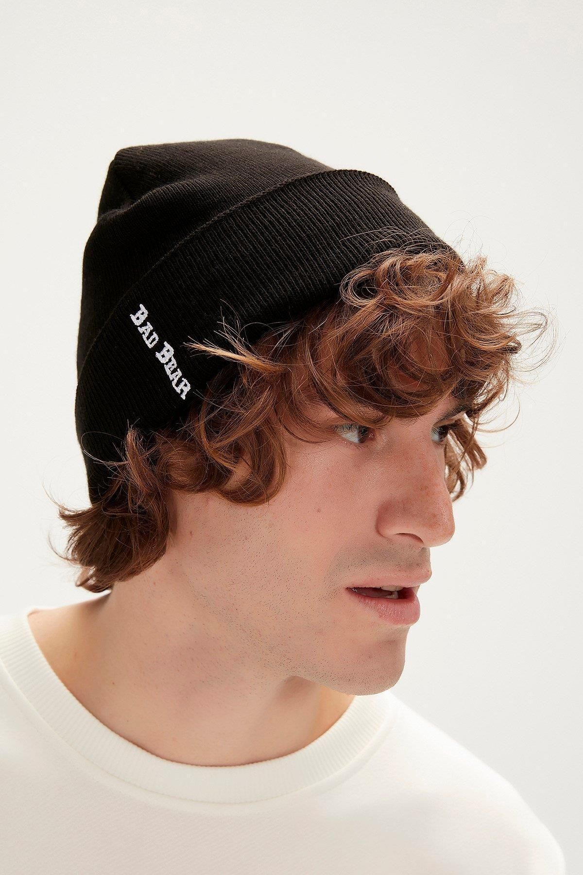 Bad Bear Label Beanie Erkek Bere