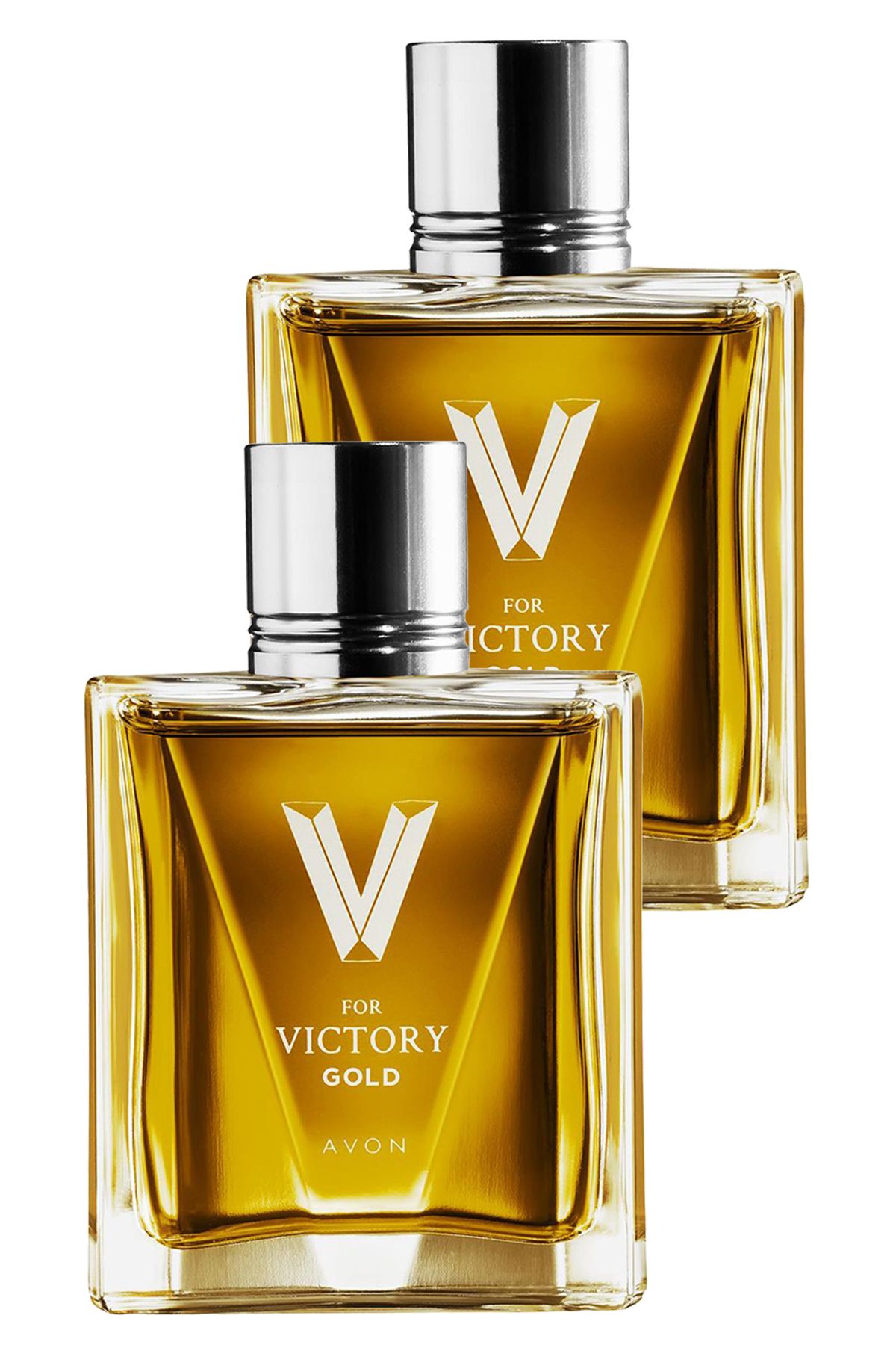 Avon V For Victory Gold Erkek Parfüm Edt 75 Ml. Ikili Set