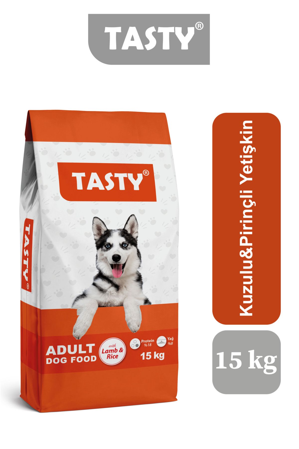 Tasty Kuzulu & Pirinçli Yetişkin Köpek Maması 15 Kg