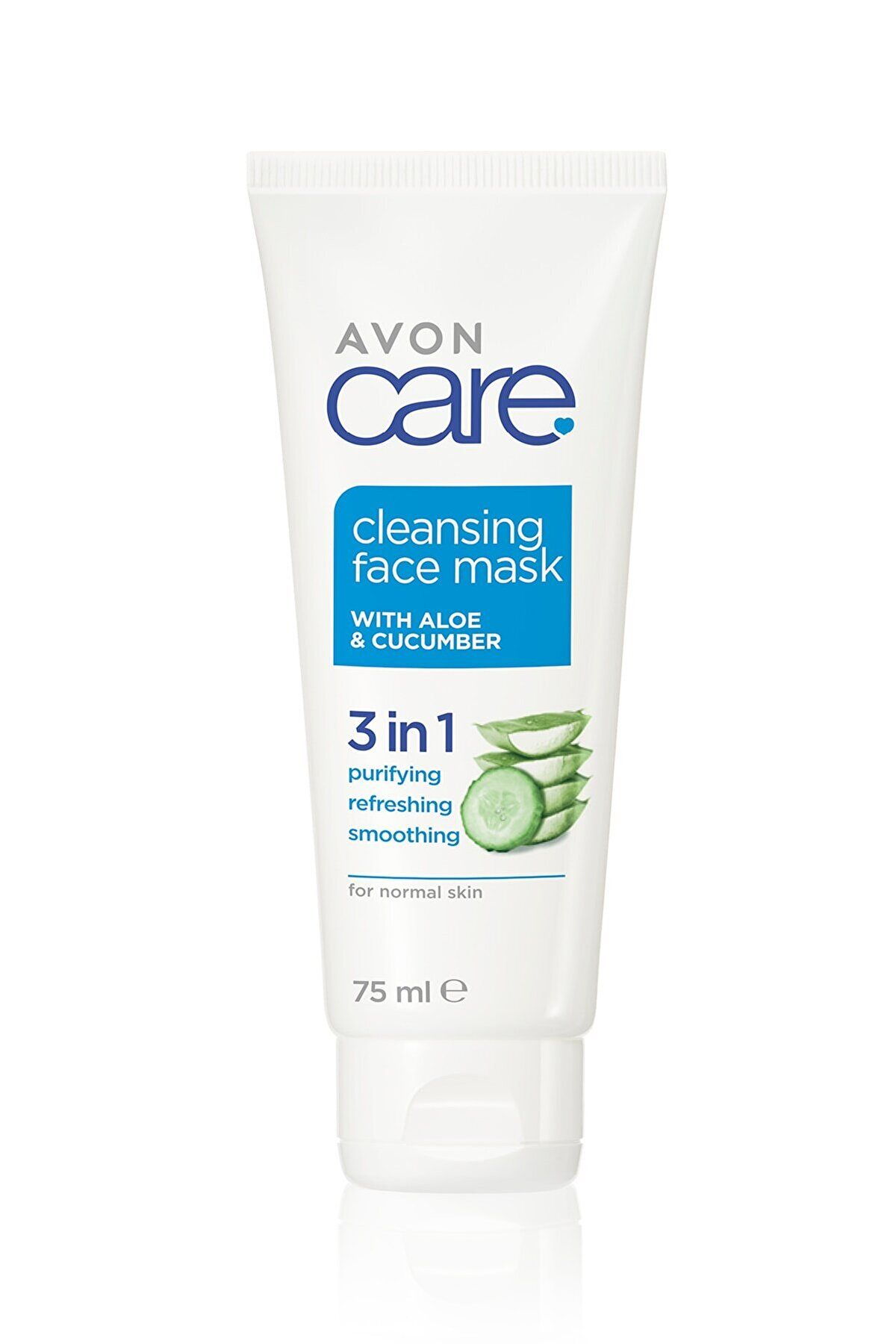 Avon Care Cleansing Salatalık ve Aloe İçeren Ferahlatıcı Jel Yüz Maskesi 75 Ml.