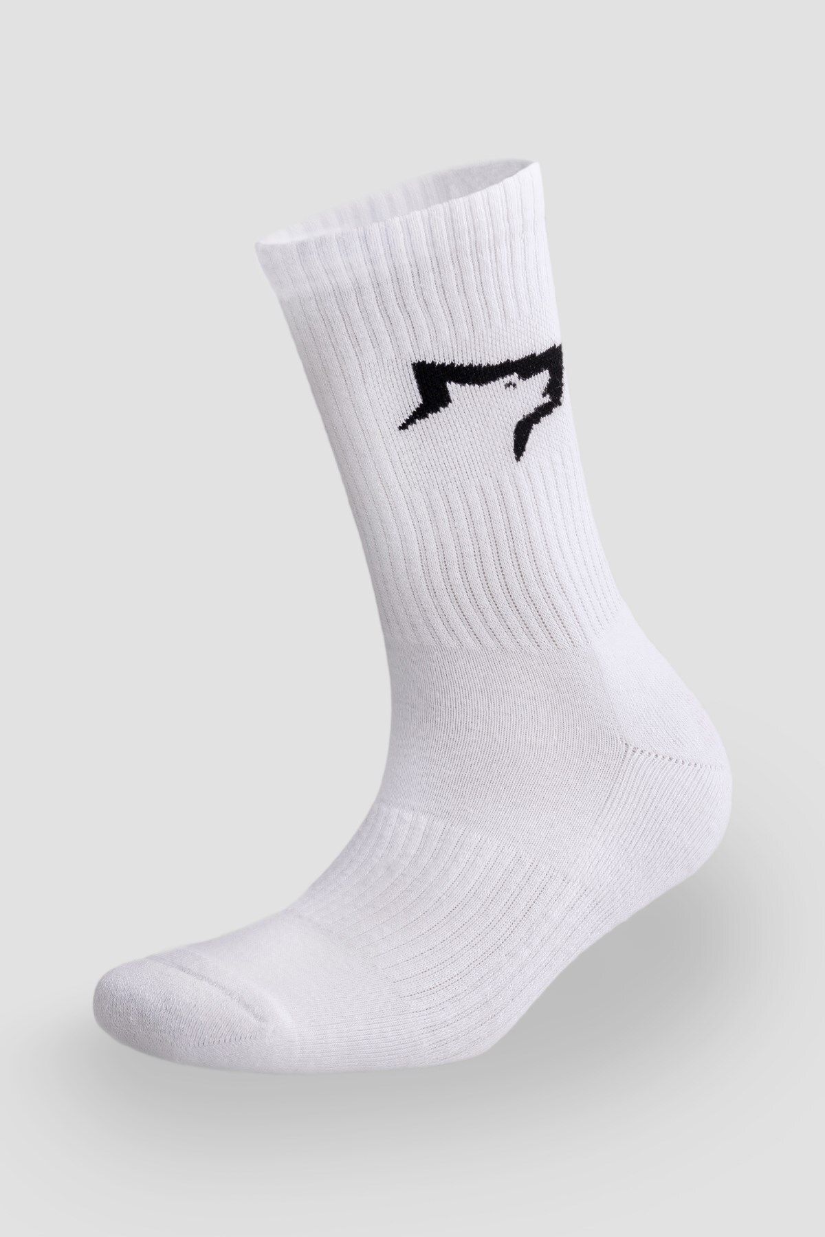 Gymwolves Atlatik Spor Çorap | 3 Lü Paket | Beyaz | Unisex Çorap | Sock |