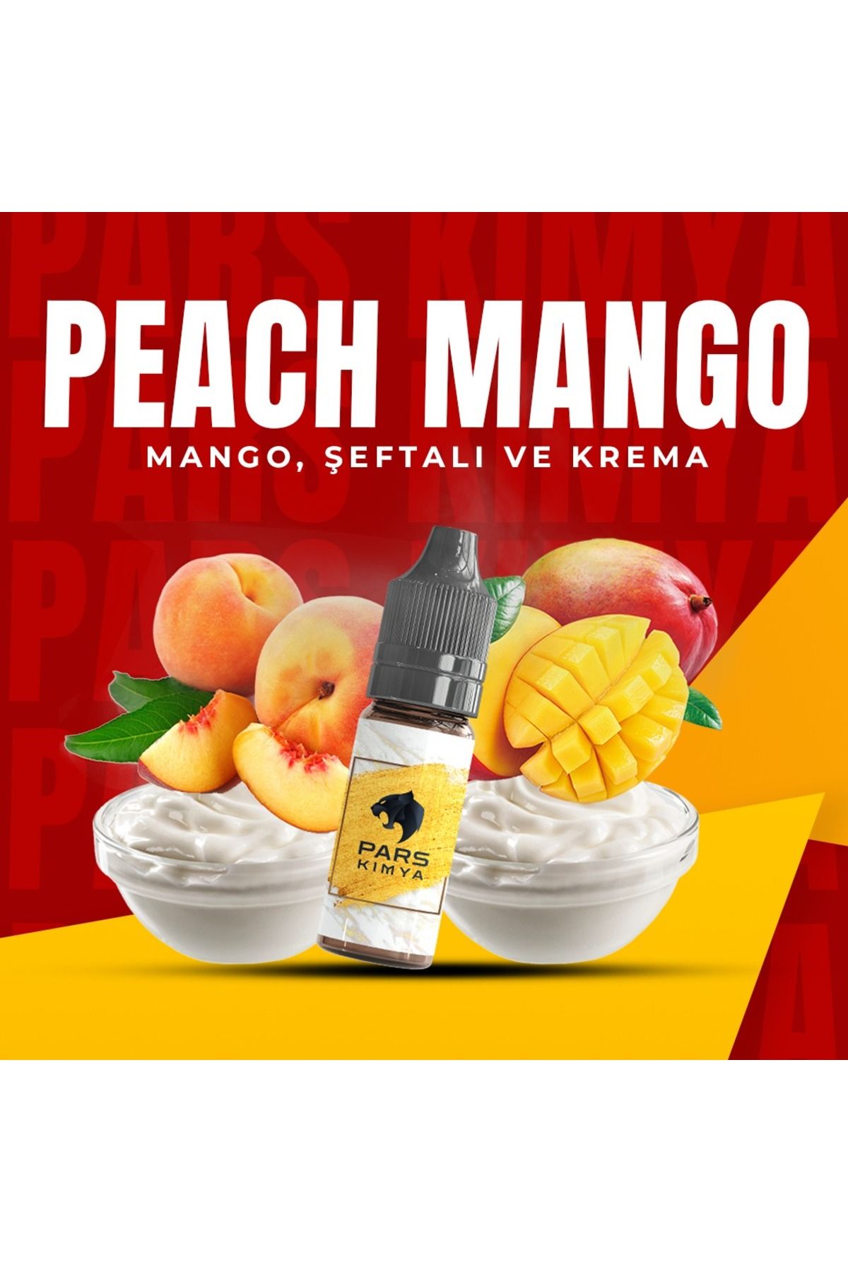Pars Kimya Peach Mango 10 ML Premium Gıda Aroması