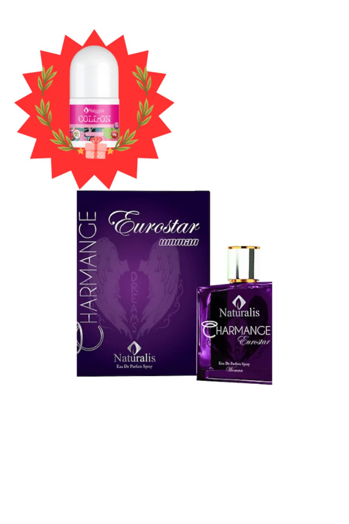 Naturalis Charmange Eurostar Edp Woman Parfum 50 ml Kadın Roll On Hediyeli