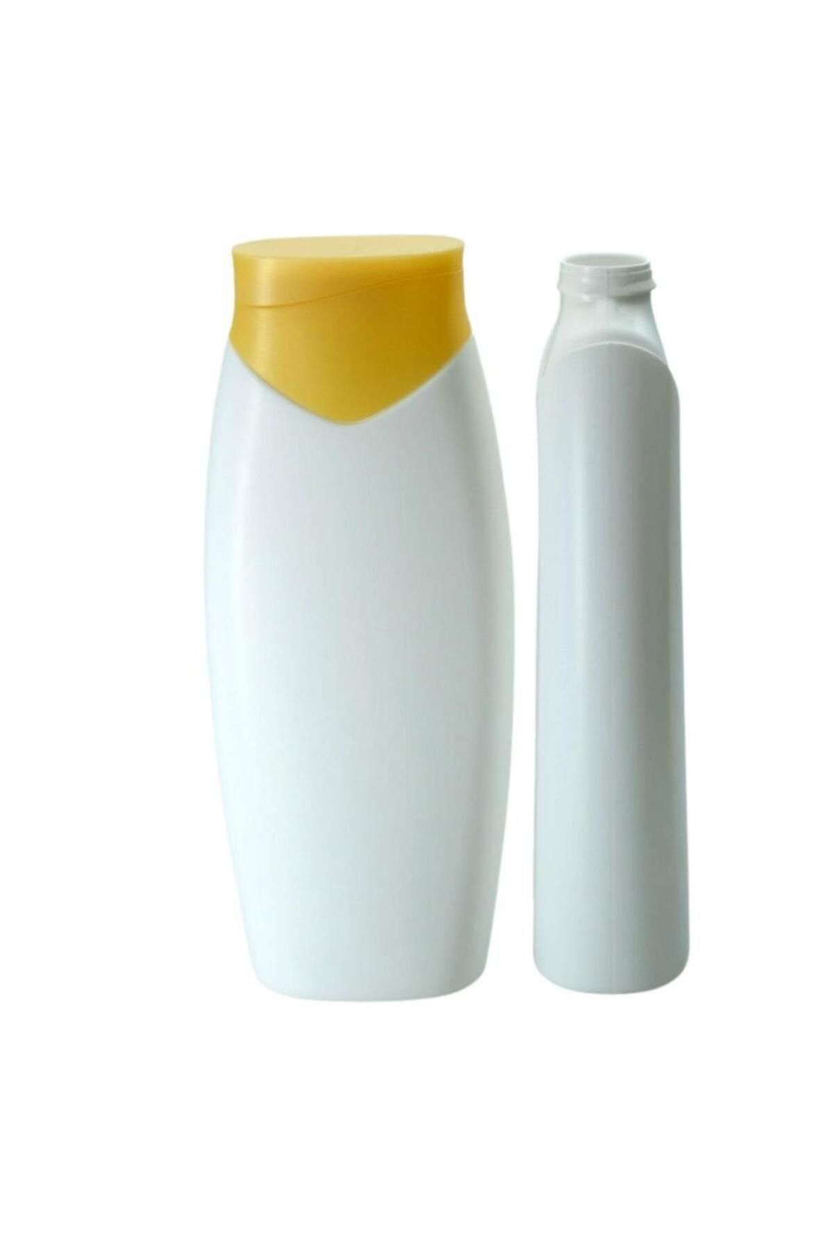 elito Plastik Renkli Kapak Duş Jeli Şampuan Şişesi 400 ml 20 Adet