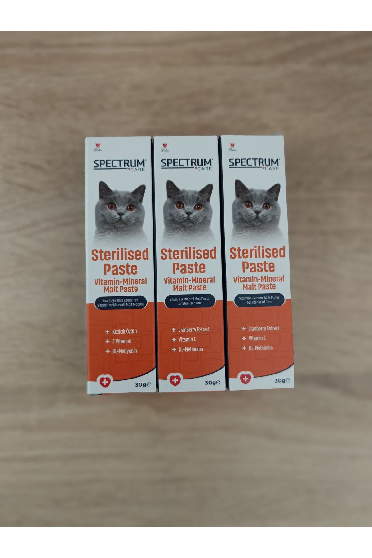 Spectrum care kısırlaştırılmış kediler için vitaminli malt paste 30gr (3 adet)