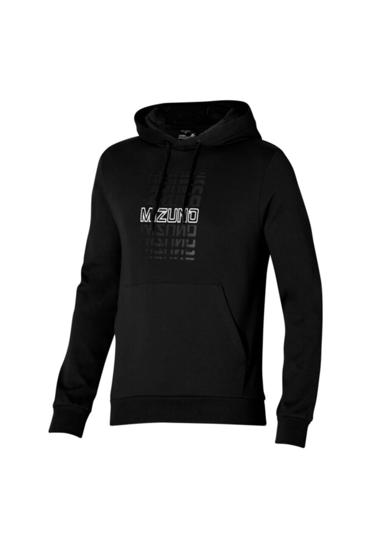 Mizuno Graphic Hoody Erkek Sweatshirt Siyah