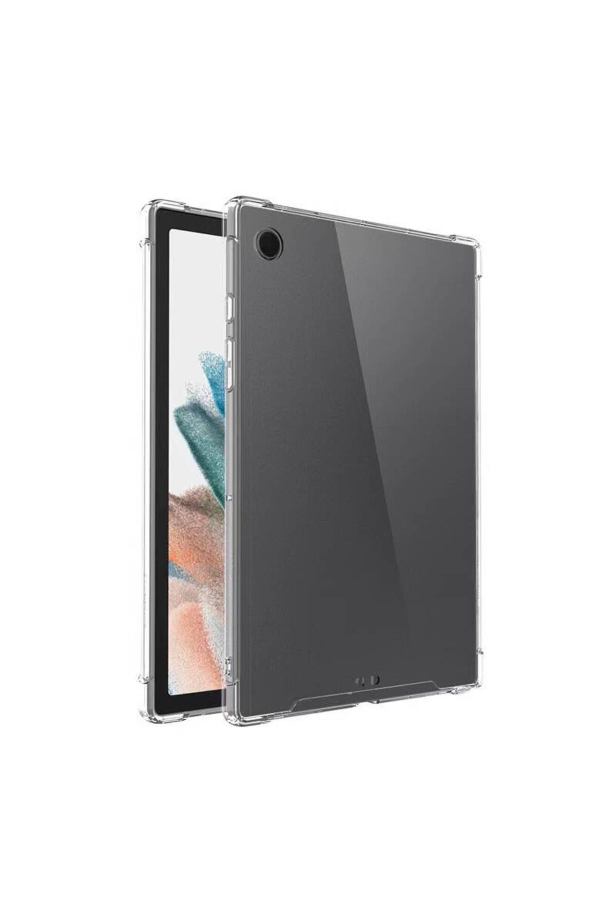 AQUA AKSESUAR Galaxy Tab A9 Plus X-210 Kılıf Uyumlu Kılıf Şeffaf Tasarımlı Tam Uyumlu Korumalı Tablet Kılıfı
