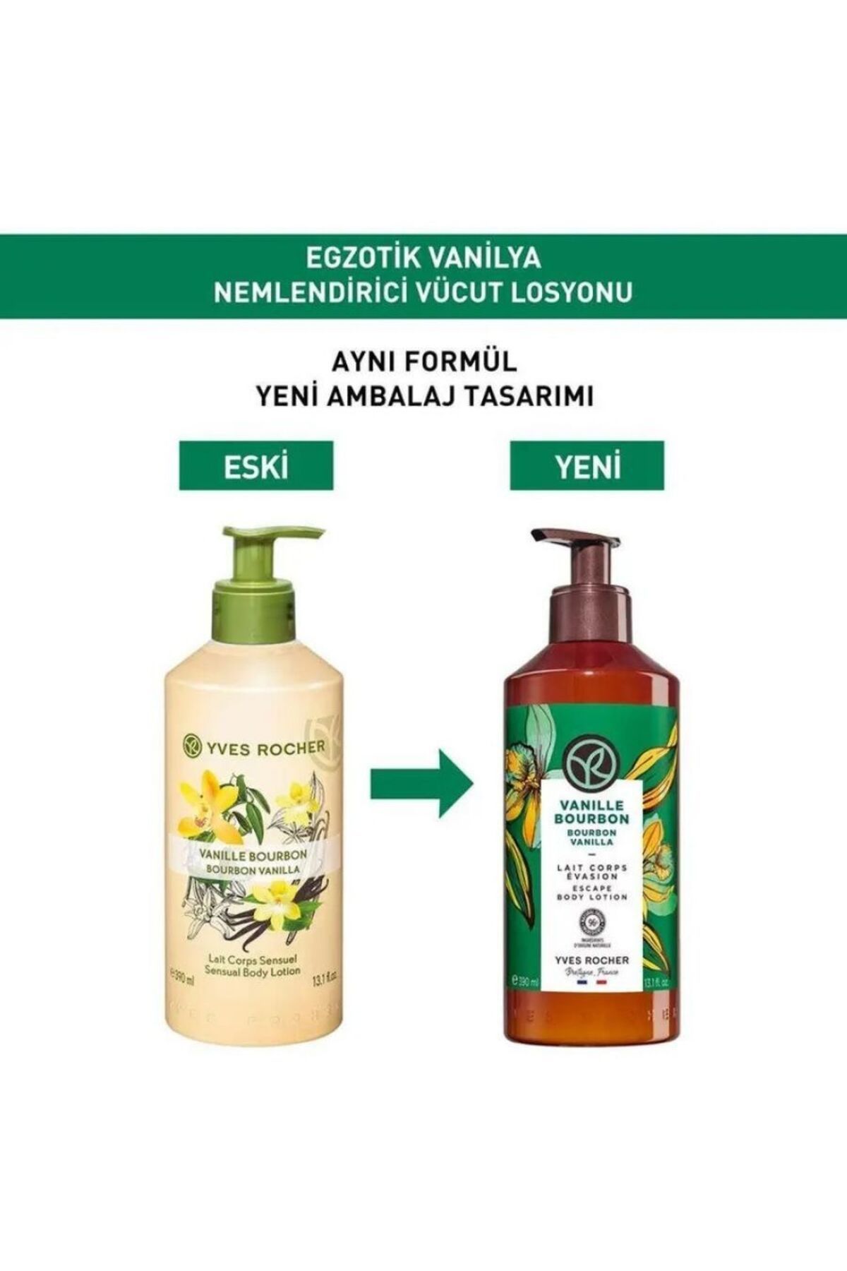 Yves Rocher Nemlendirici Vücut Losyonu - Egzotik Vanilya - 390ml