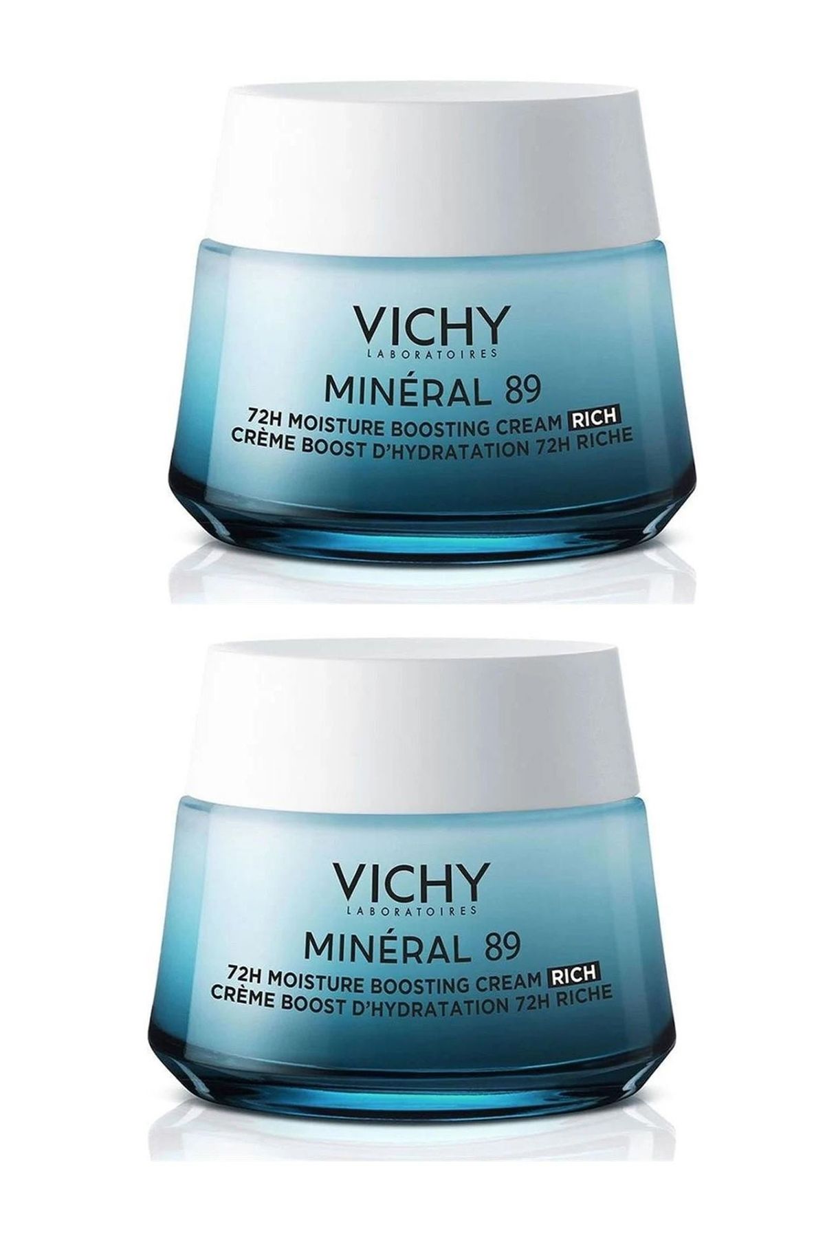 Vichy Mineral 89 Boosting Rich Cream Kuru Ciltler 50 ml 2'li