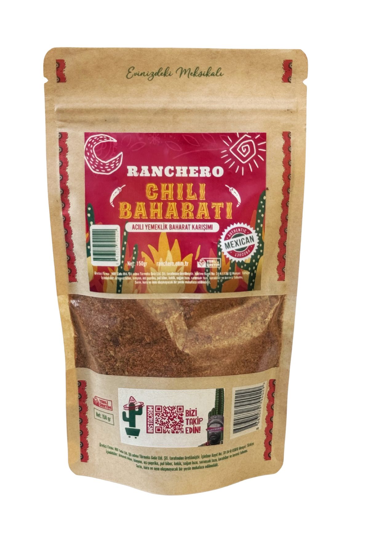 Ranchero Chili Baharatı 150 Gr.