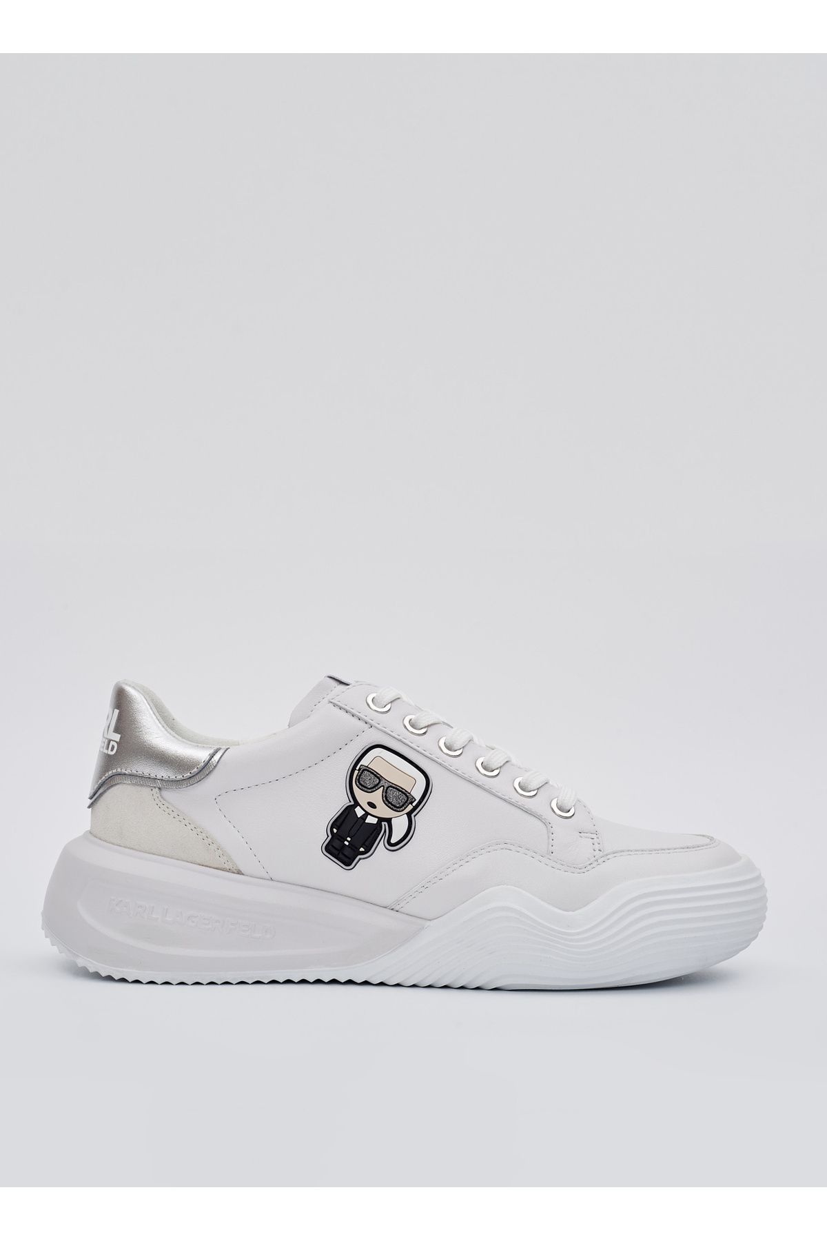 Karl Lagerfeld Beyaz Kadın Deri Sneaker KL62830