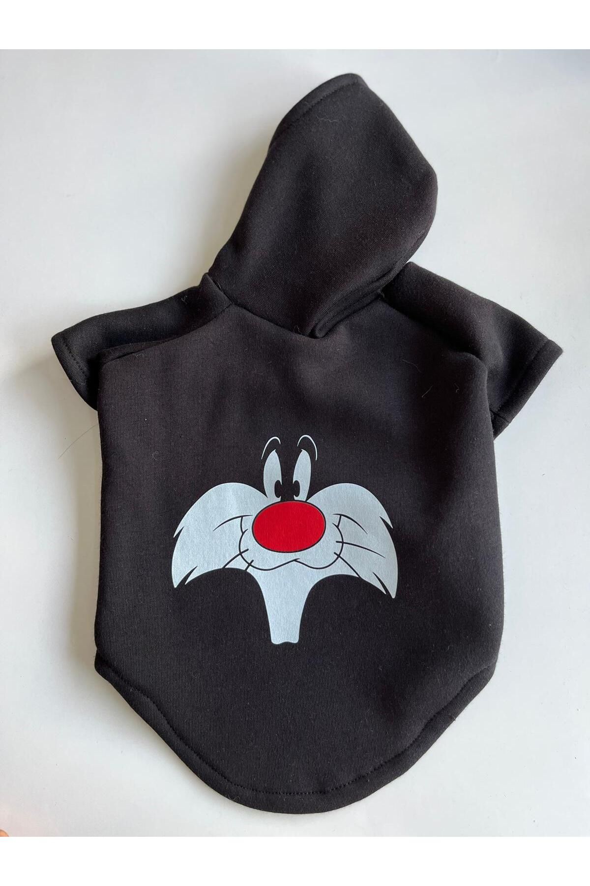 ZEYNOM Kedi-köpek kıyafeti baskılı sweatshirt