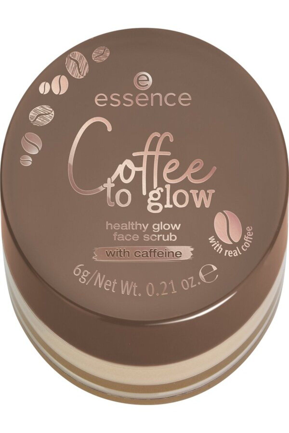 Essence Coffee to glow healthy glow face scrub 01 Never Stop Grinding! 6g