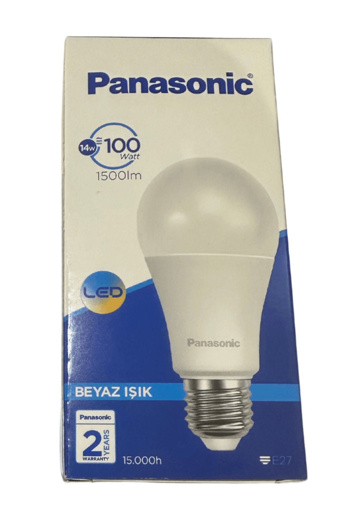 Panasonic 14W (100W) 6500K (Beyaz Işık) E27 Duylu Led Ampul