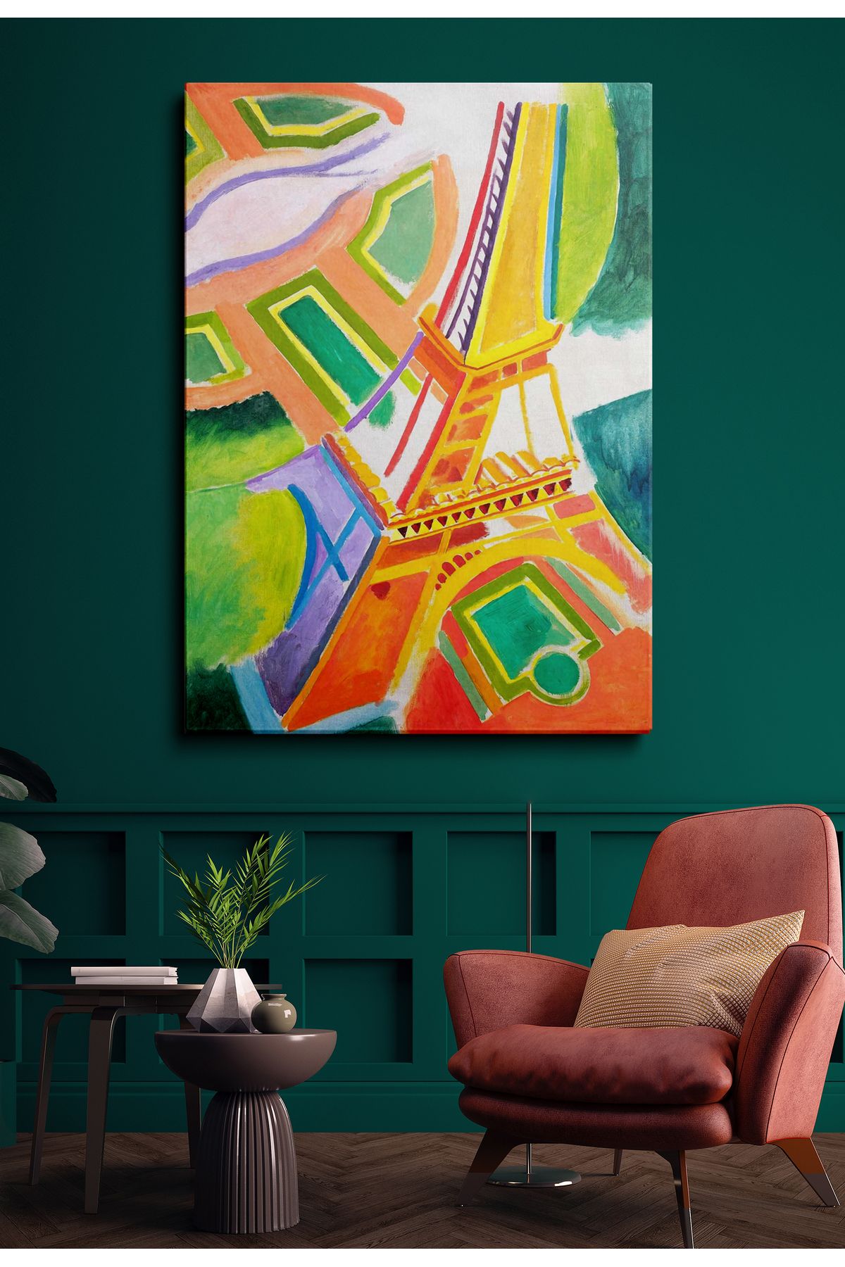 HOMEPACK Kanvas Duvar Tablosu Tekli Canvas Tablo Boho Klasik Modern KANVAS133