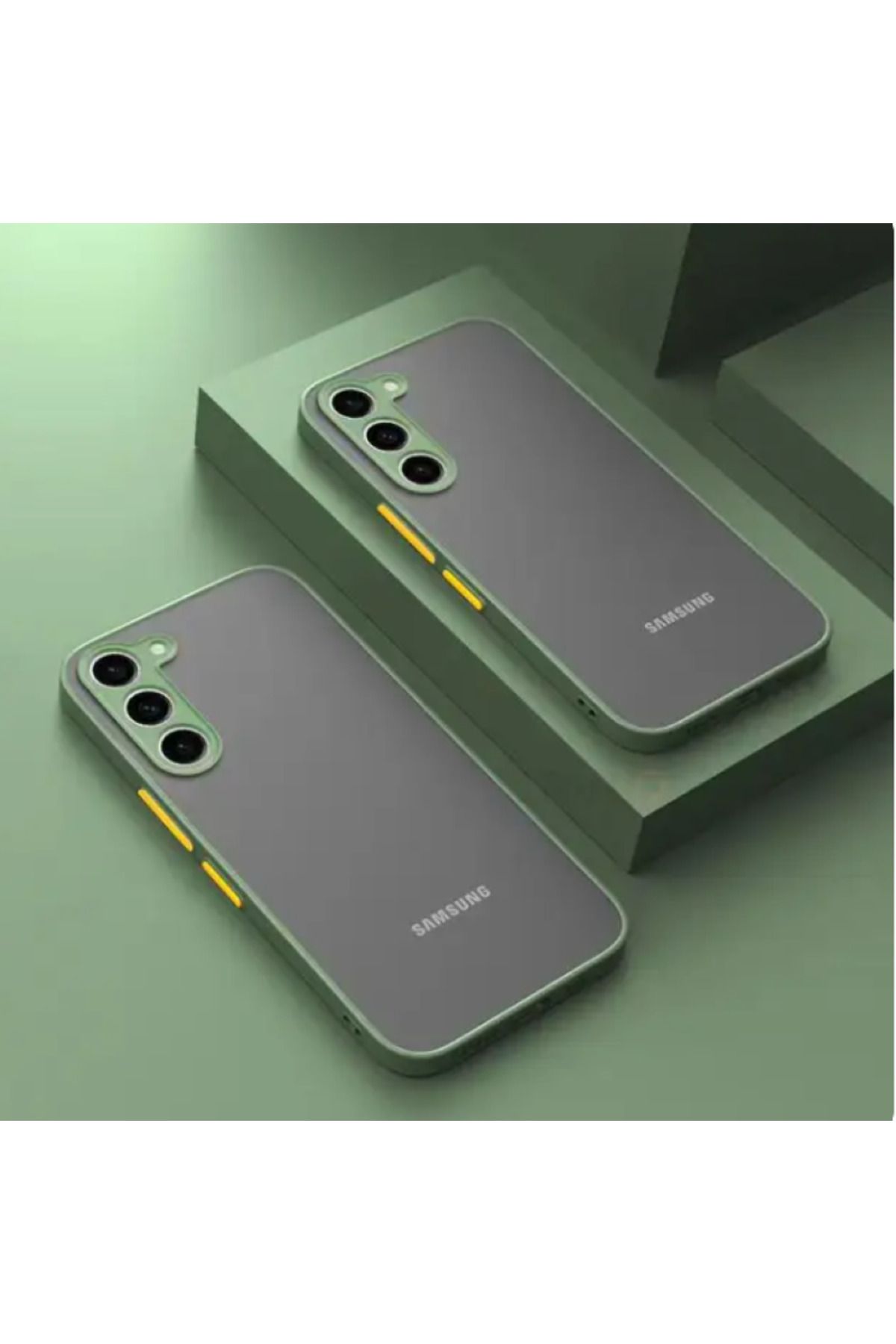 Nezih Case Samsung Galaxy S23 FE Uyumlu Kılıf Kamera Korumalı Renkli Kenarlı Mat Silikon Kapak